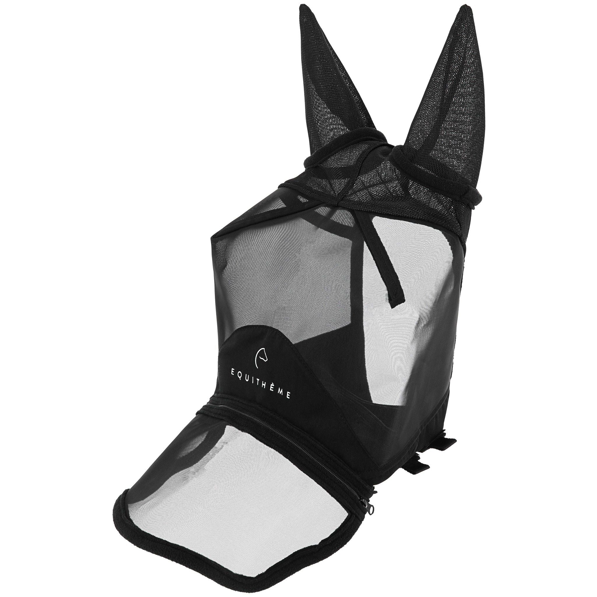 EQUITHÈME Zipper Anti UV Fly Mask Black 306035203