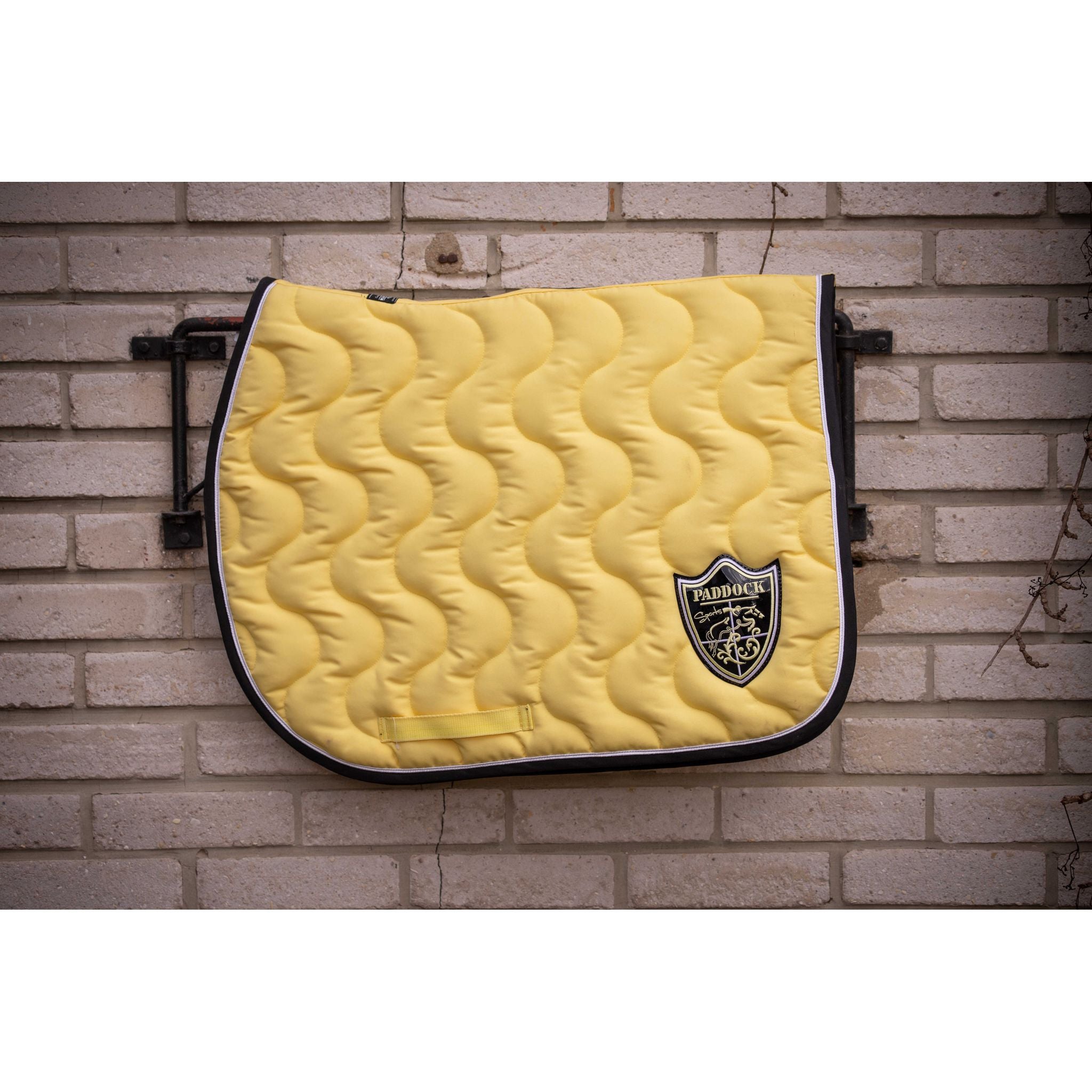 Paddock Sports Origin Saddle Pad with Crest - All-Purpose Yellow - 204742010_ambi_1