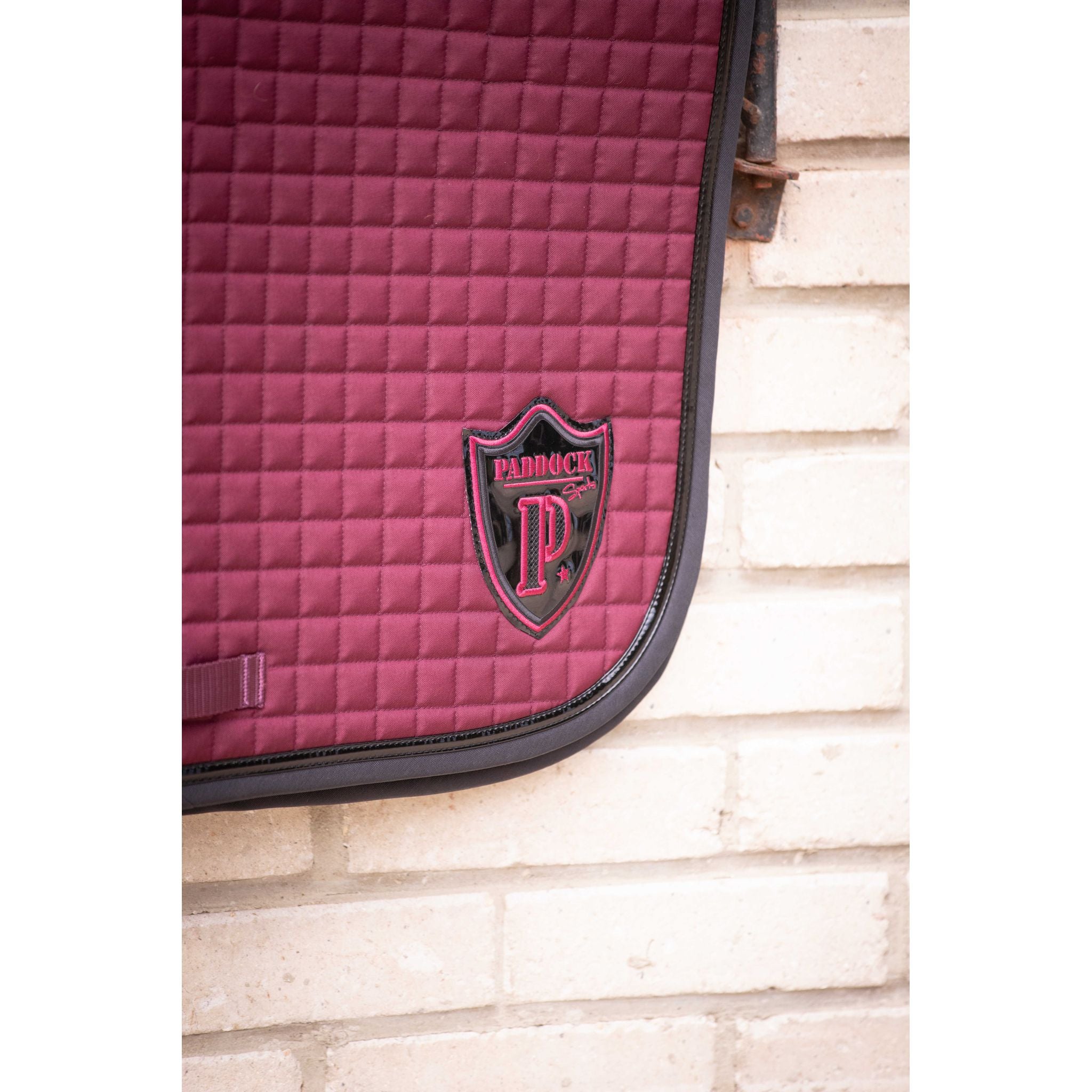 Paddock Sports American Dressage Saddle Pad Plum - 204745034_ambi_10