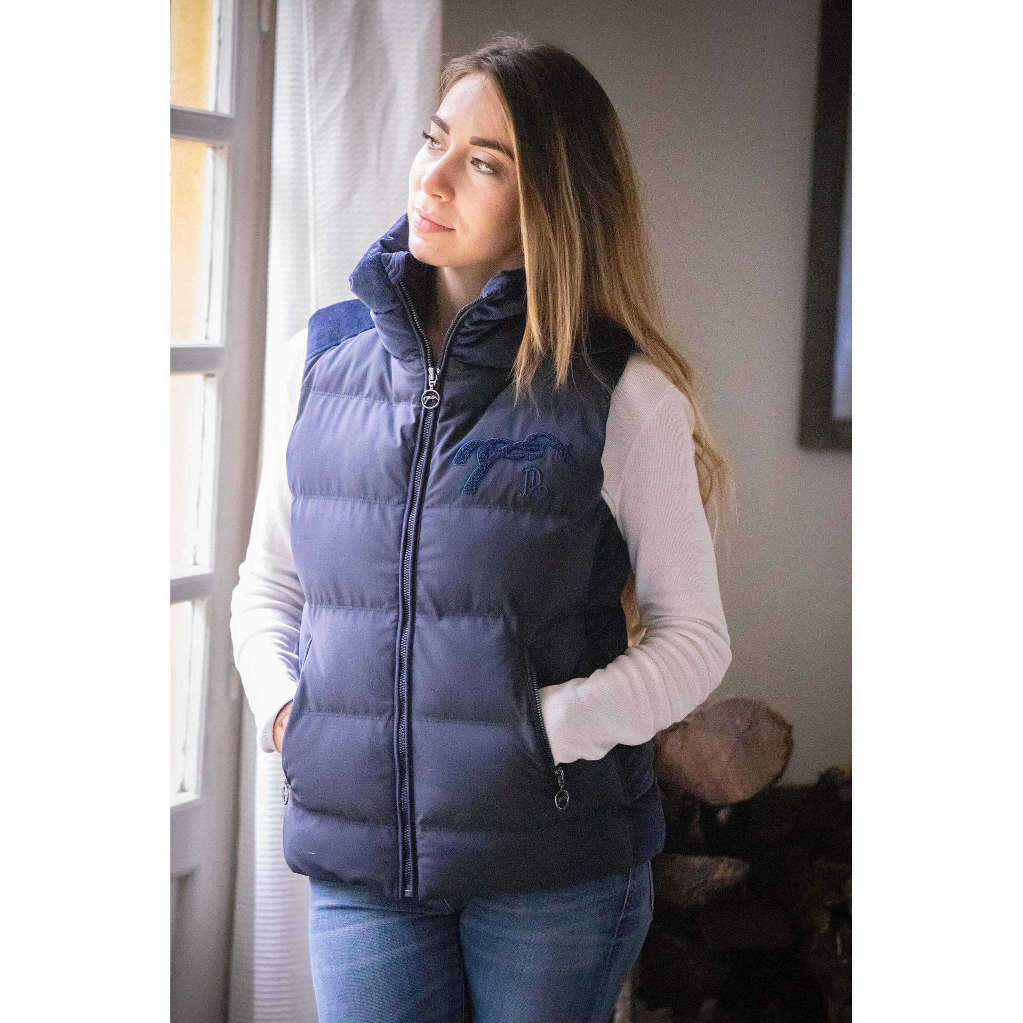Penelope Sonia Women's Puffer Vest Navy blue - 978819071_ambi_1