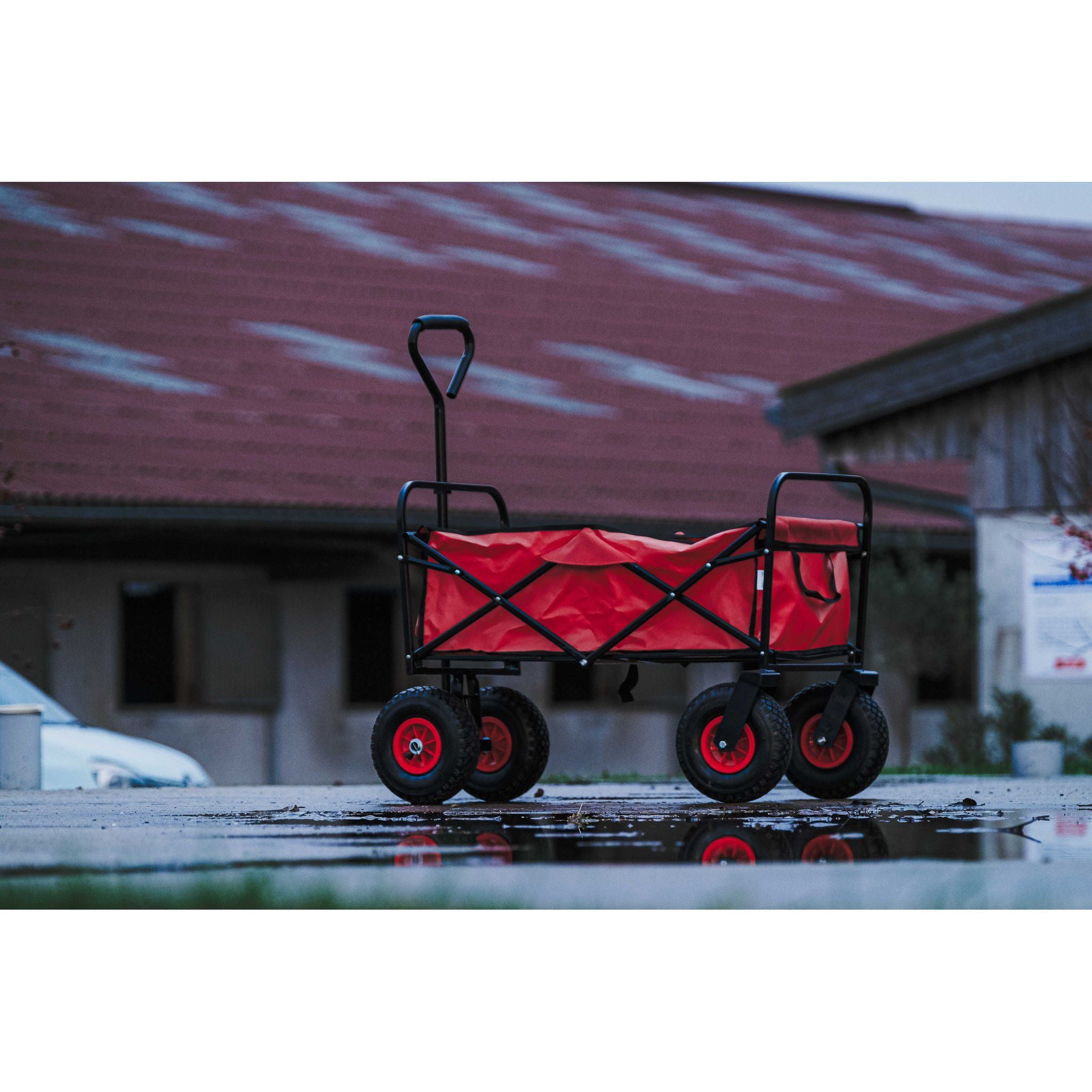 Hippo-Tonic 4-wheel Stable Cart Red 704245003