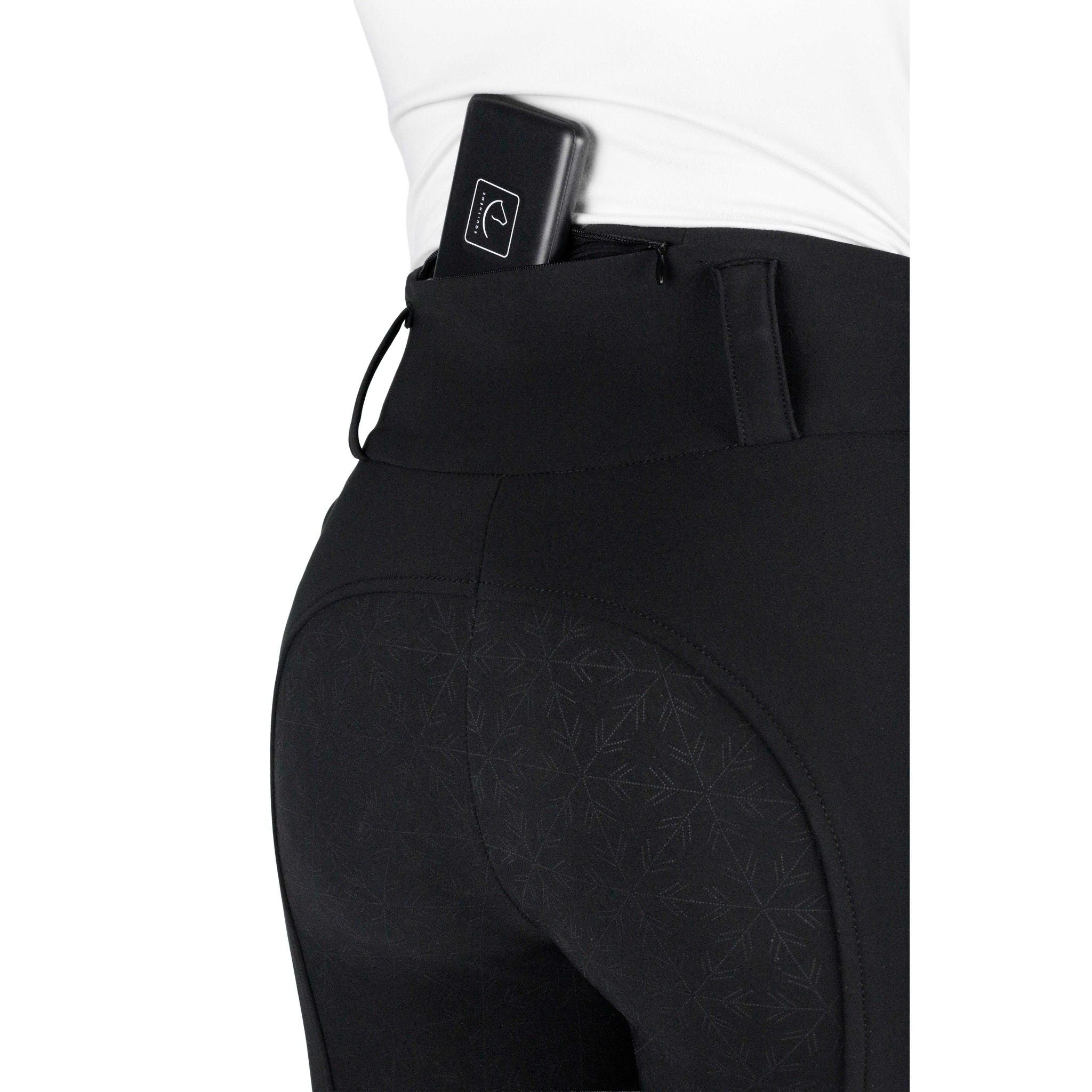 EQUITHÈME Sierra Heated Riding Breeches - Ladies Black 981100236