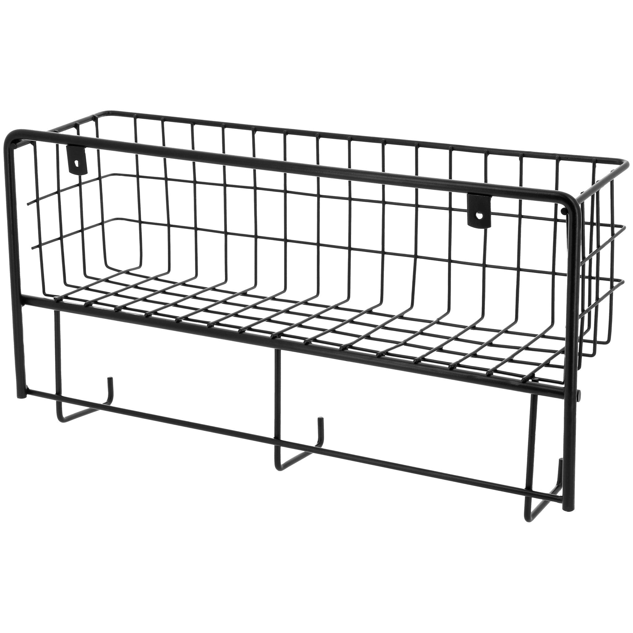 Hippo-Tonic 3-hook basket Black 704243002