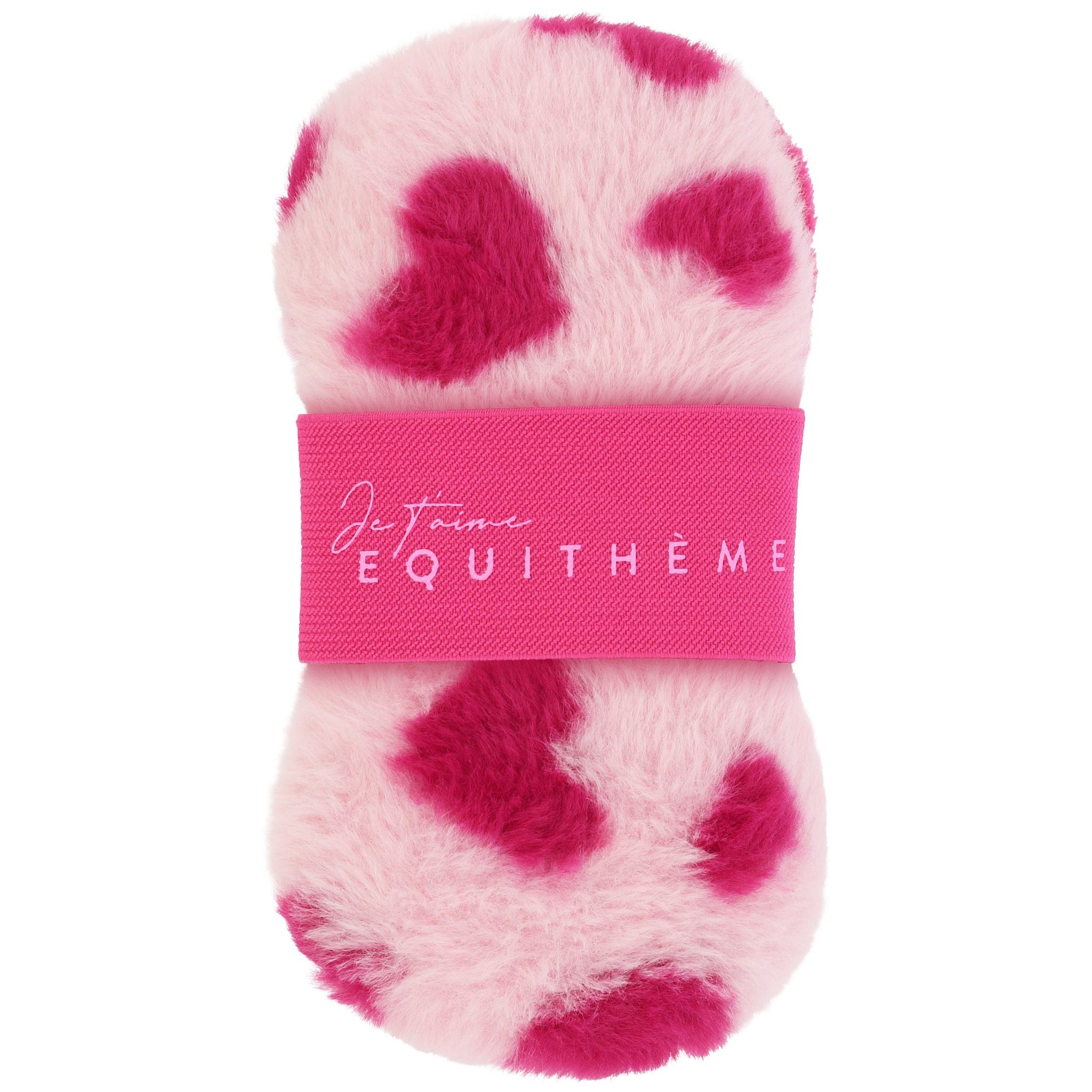 EQUITHÈME "I Love You" Two-Sided Sponge Pink/fuchsia - 700607013_packshot_1