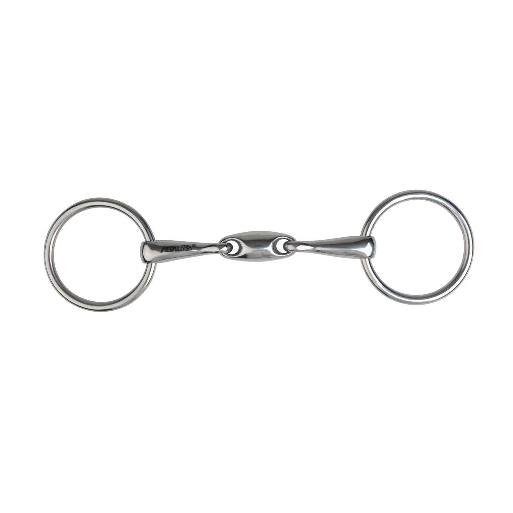 Metalab double jointed Snaffle bit 590012135