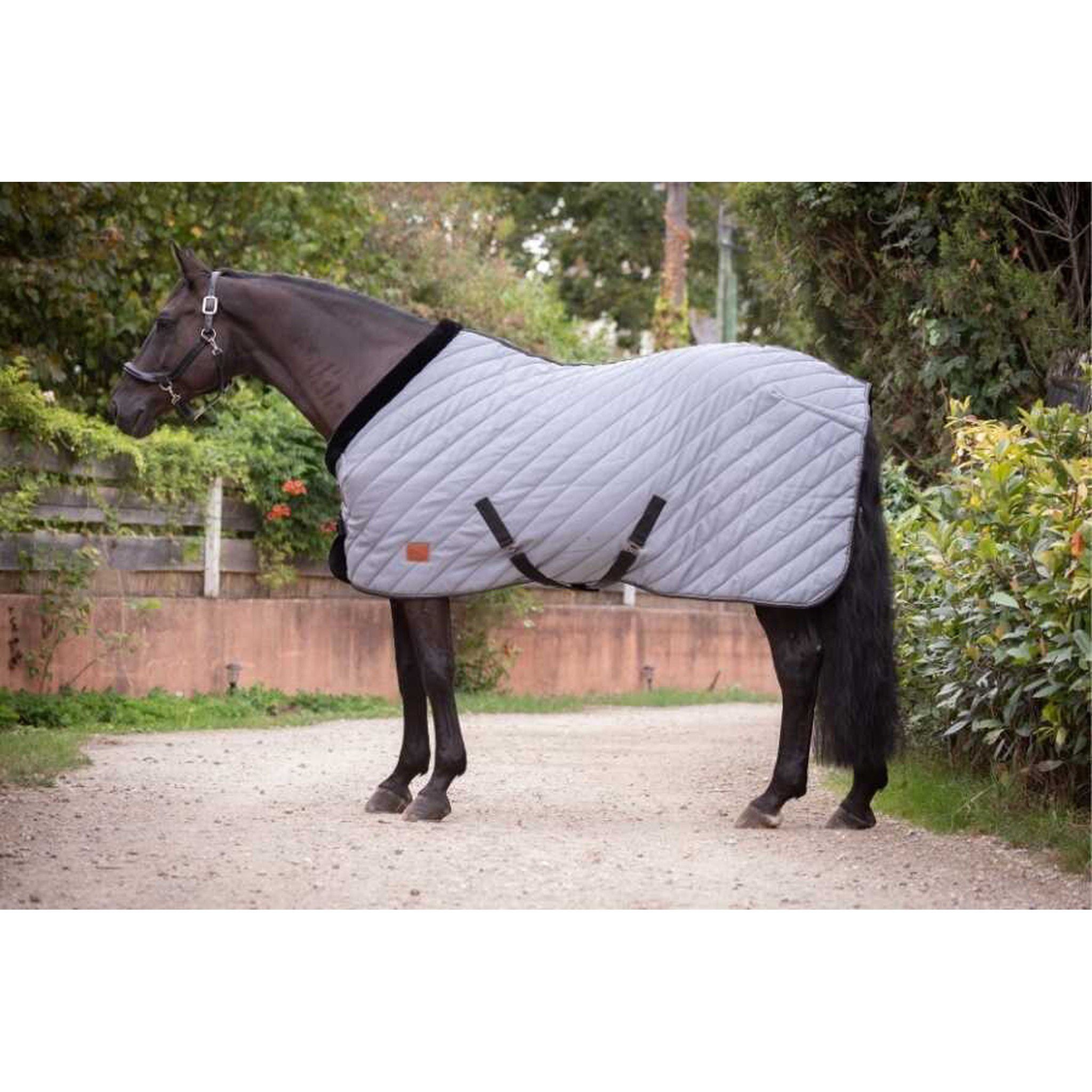 Paddock Sports Diagonal Stable Rug Grey 400036166
