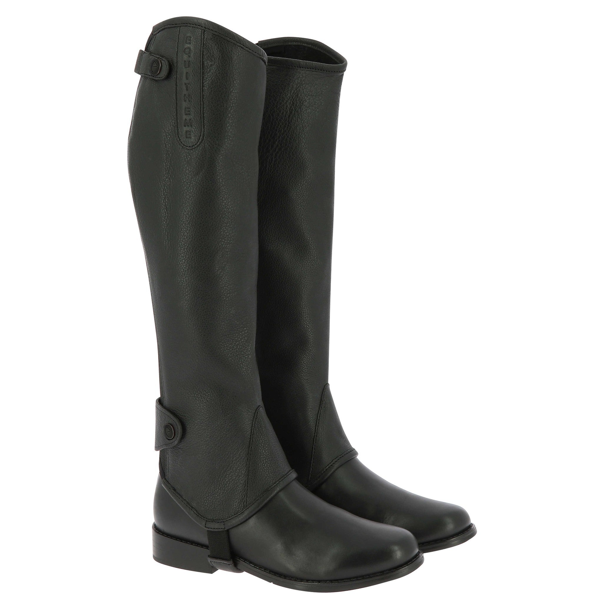 EQUITHÈME Soft half chaps Black 913235210