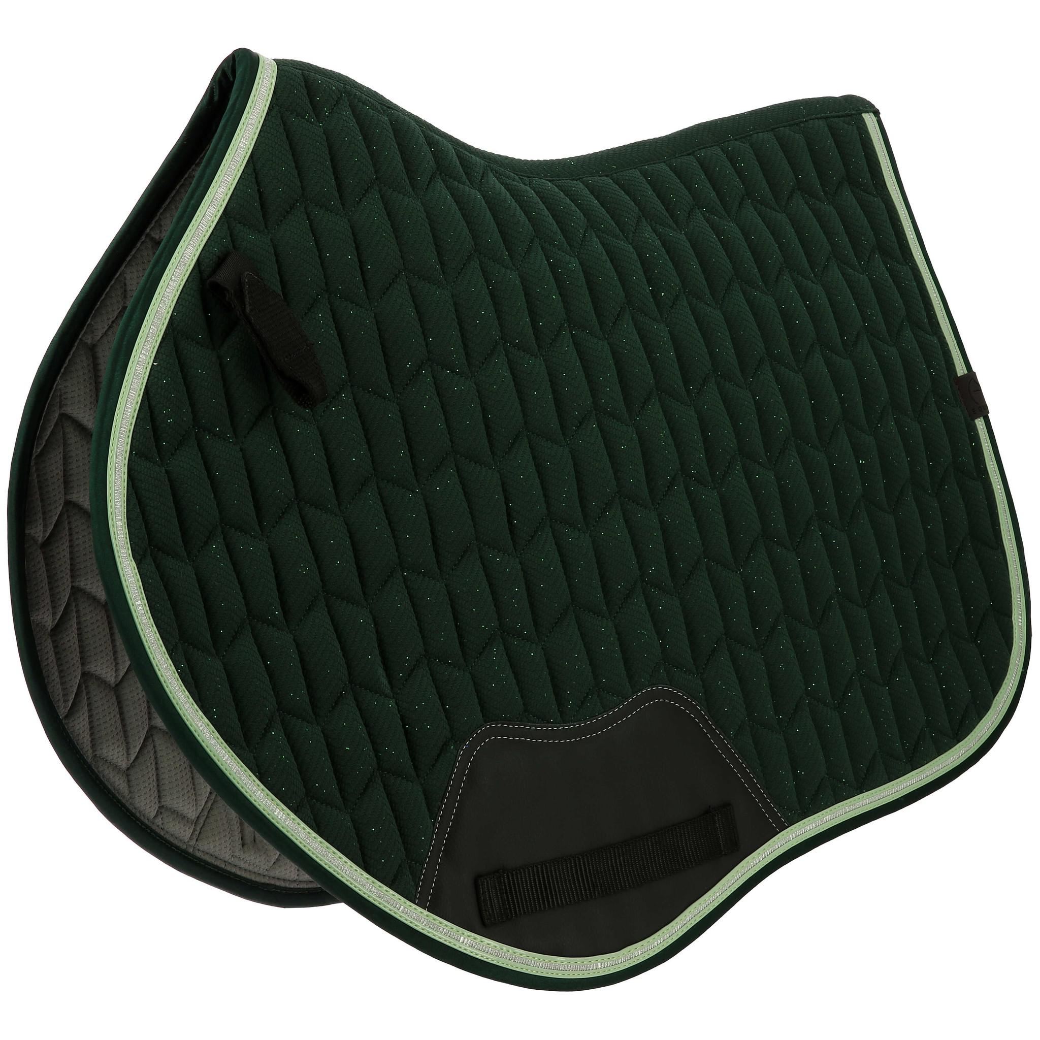 EQUITHÈME Éclat Saddle Pad - All purpose Green 204008009