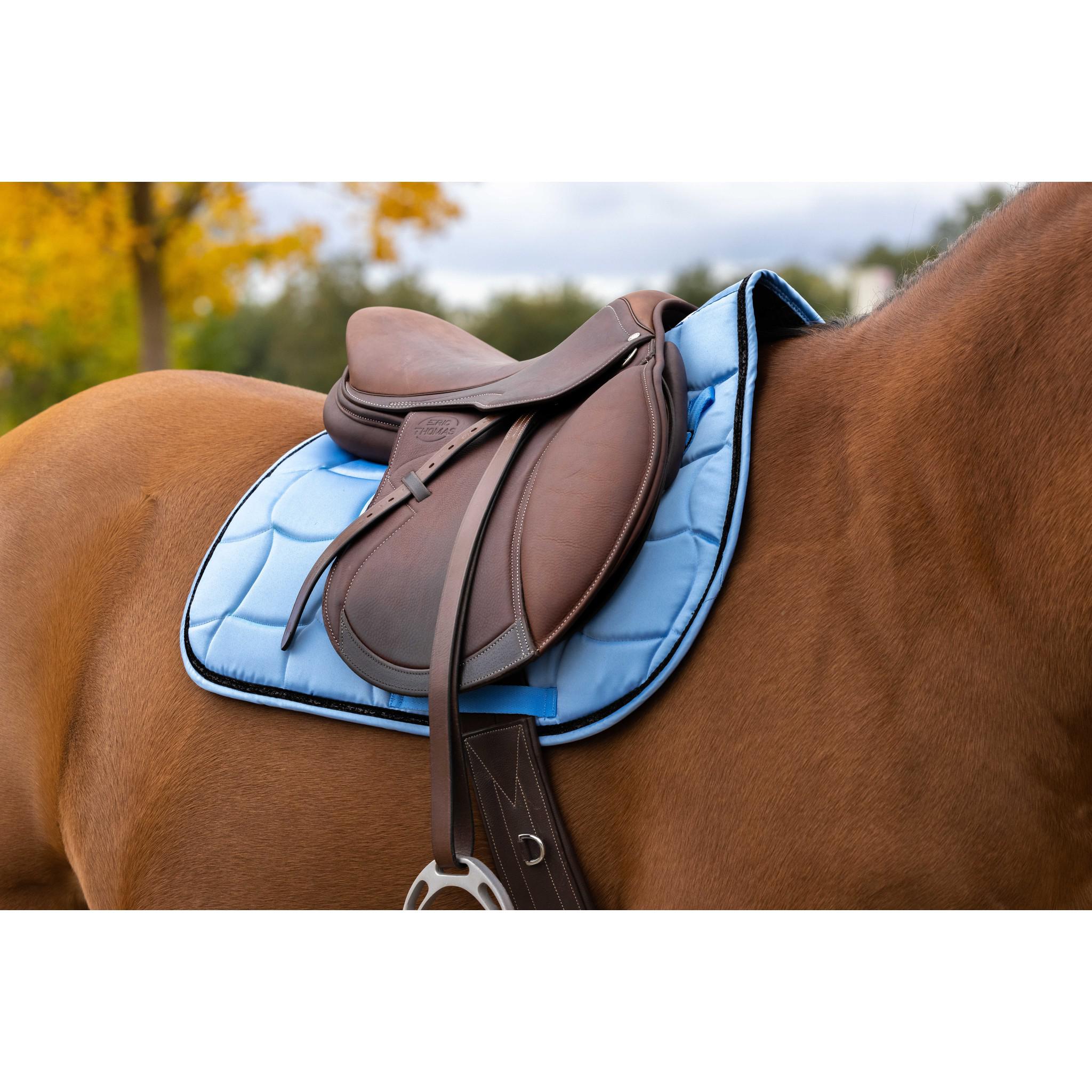 EQUITHÈME Satin Saddle pad - All purpose Denim 204432017