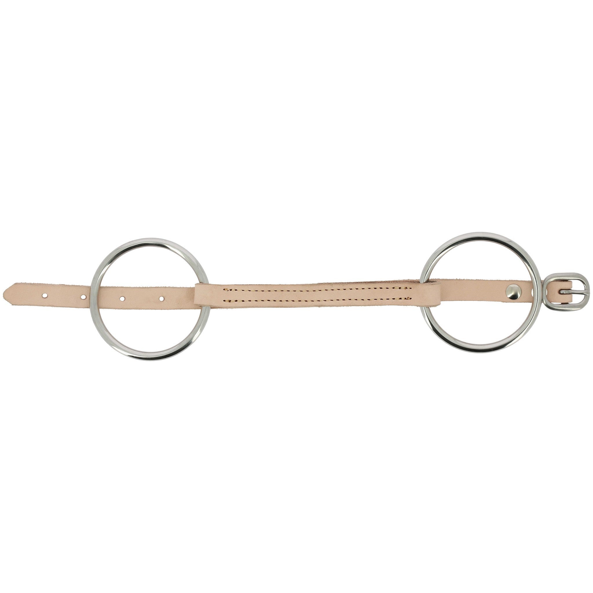 Feeling Leather bit with leather curb chain 601305125