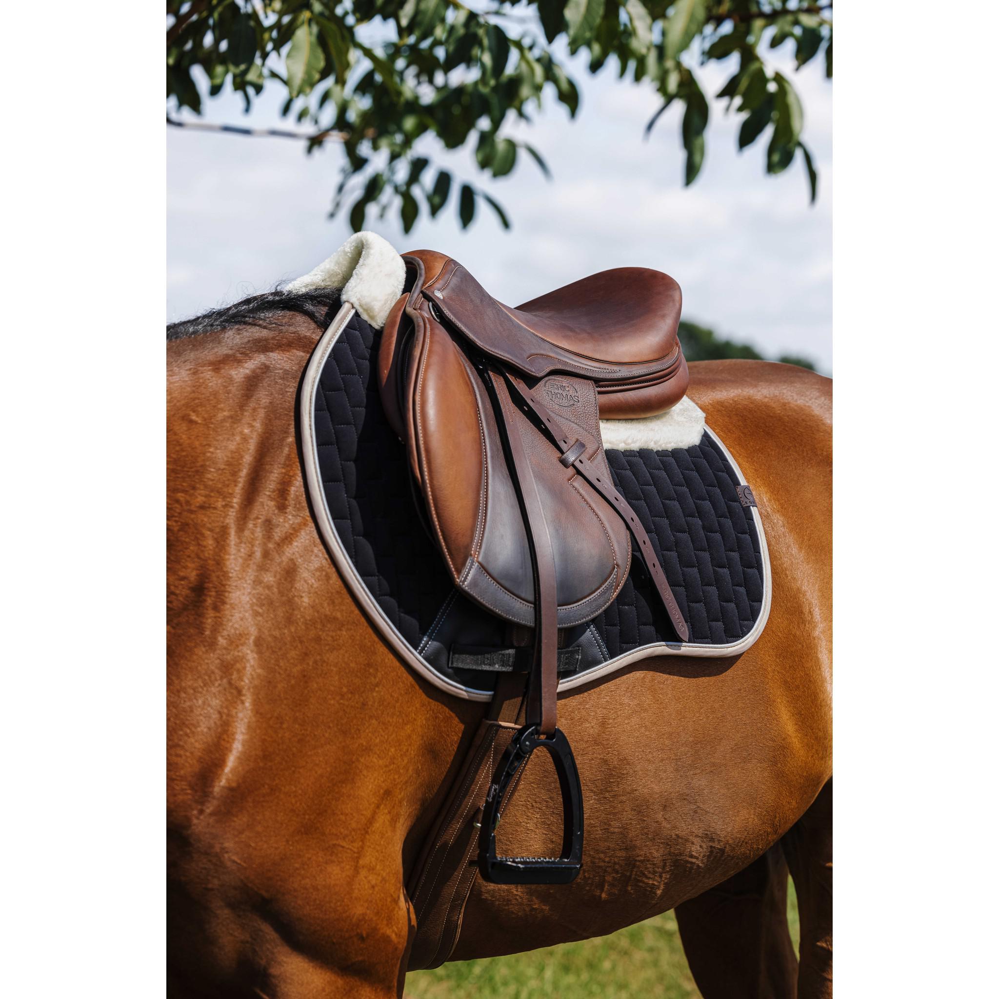EQUITHÈME Dinard Saddle Pad - All purpose Black 204007002
