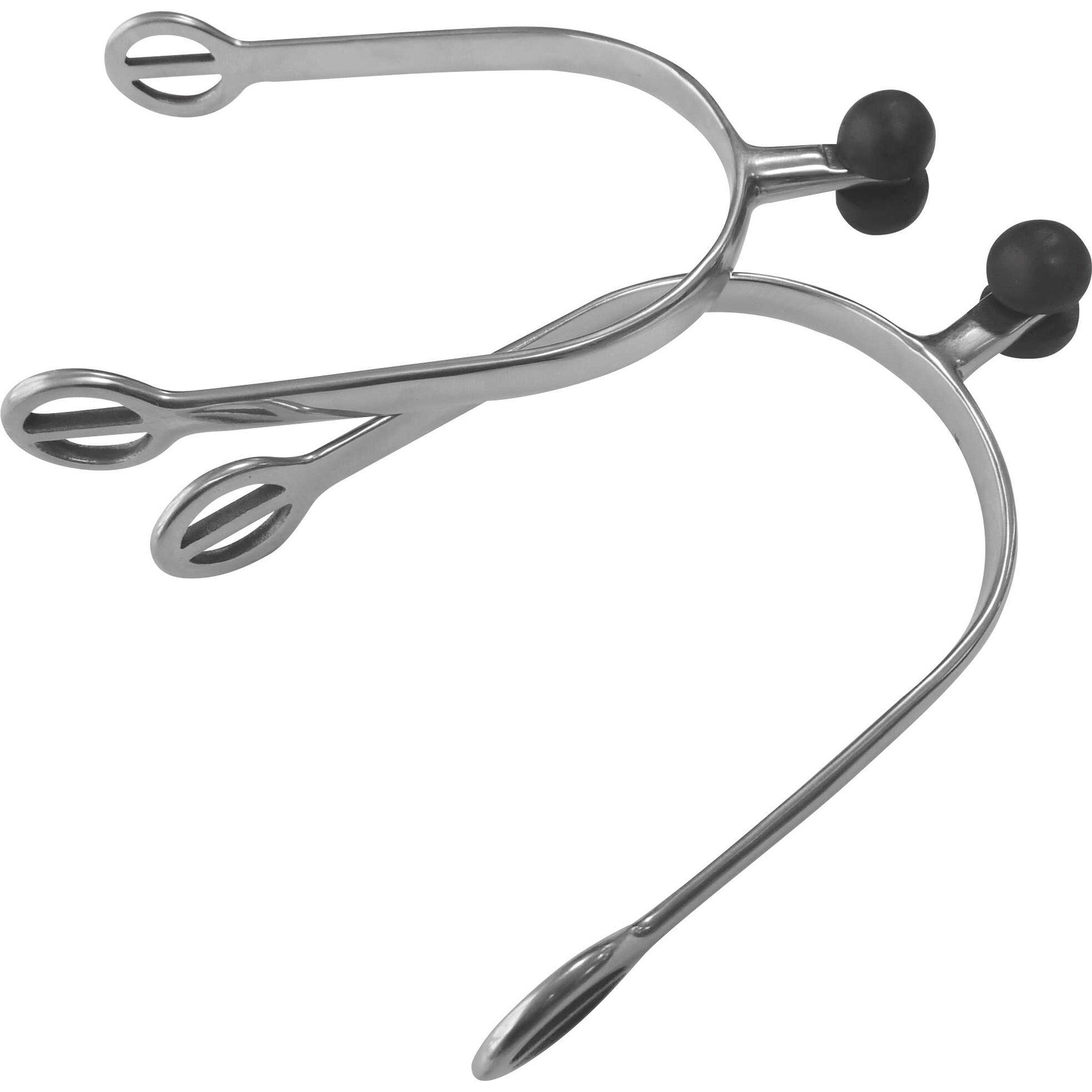 Stainless steel FEELING spurs with plastic roller 920689030