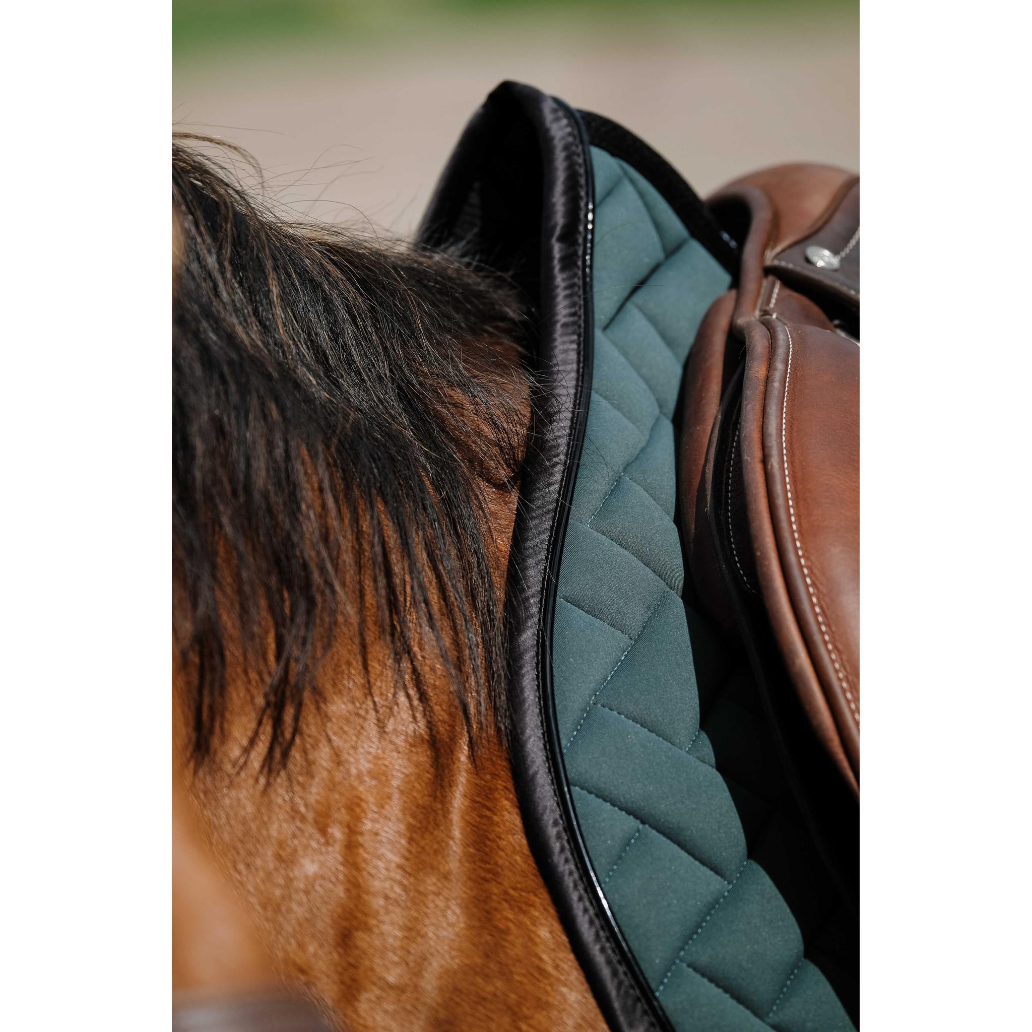 EQUITHÈME Impulsion Saddle Pad - All purpose Green 204006009