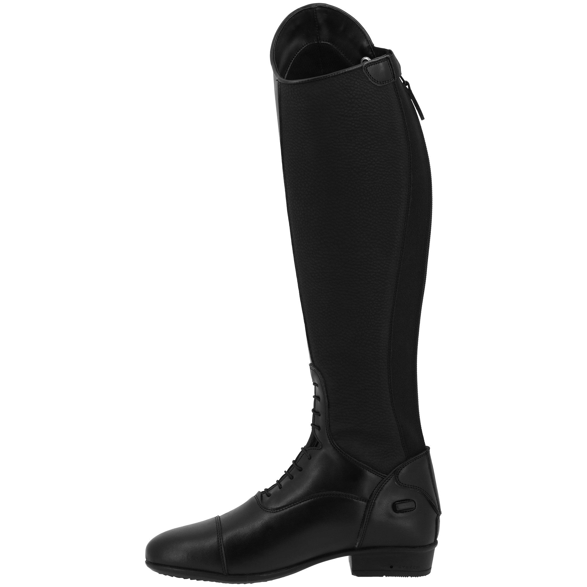 Riding World Synthetic Lace-Up Long Boots Black 918001239
