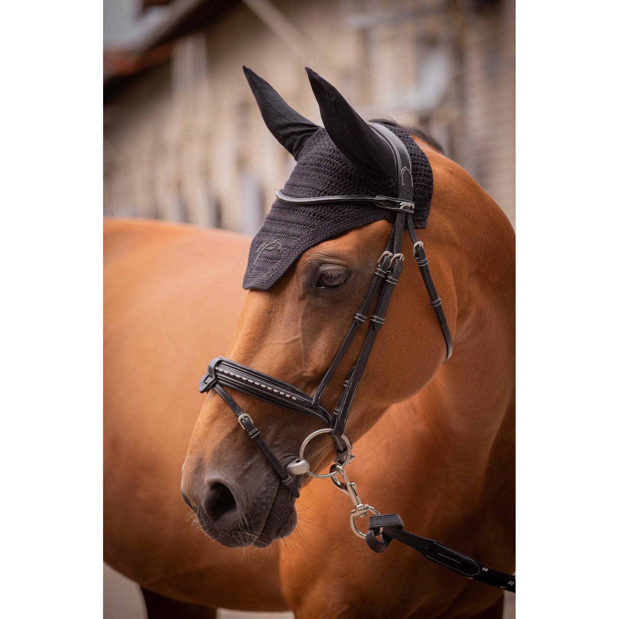 Penelope Cotton Fly Bonnet Black - 306977021_ambi_3