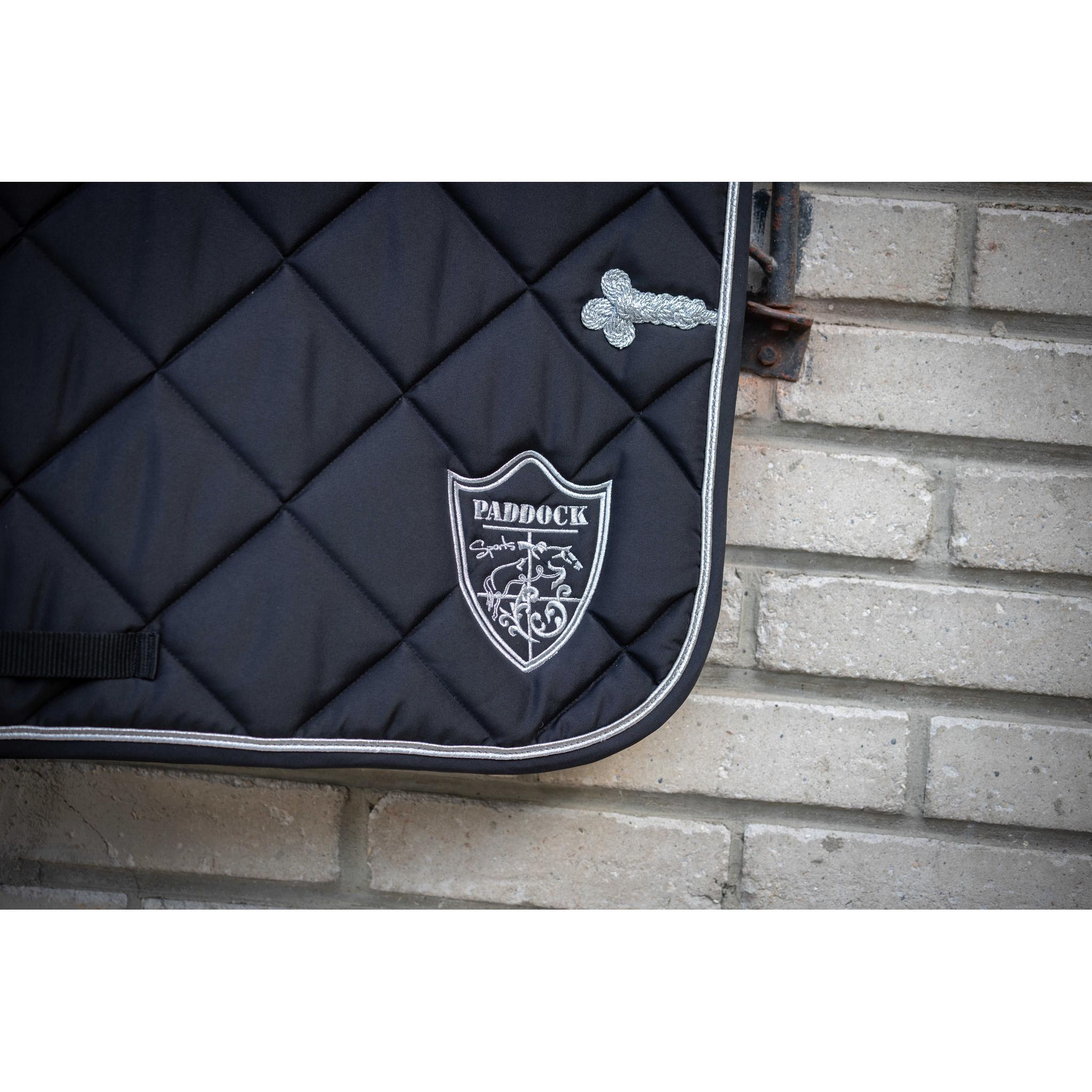 Paddock Sports Prem's Badge Dressage Saddle Pad Black - 204751002_ambi_2
