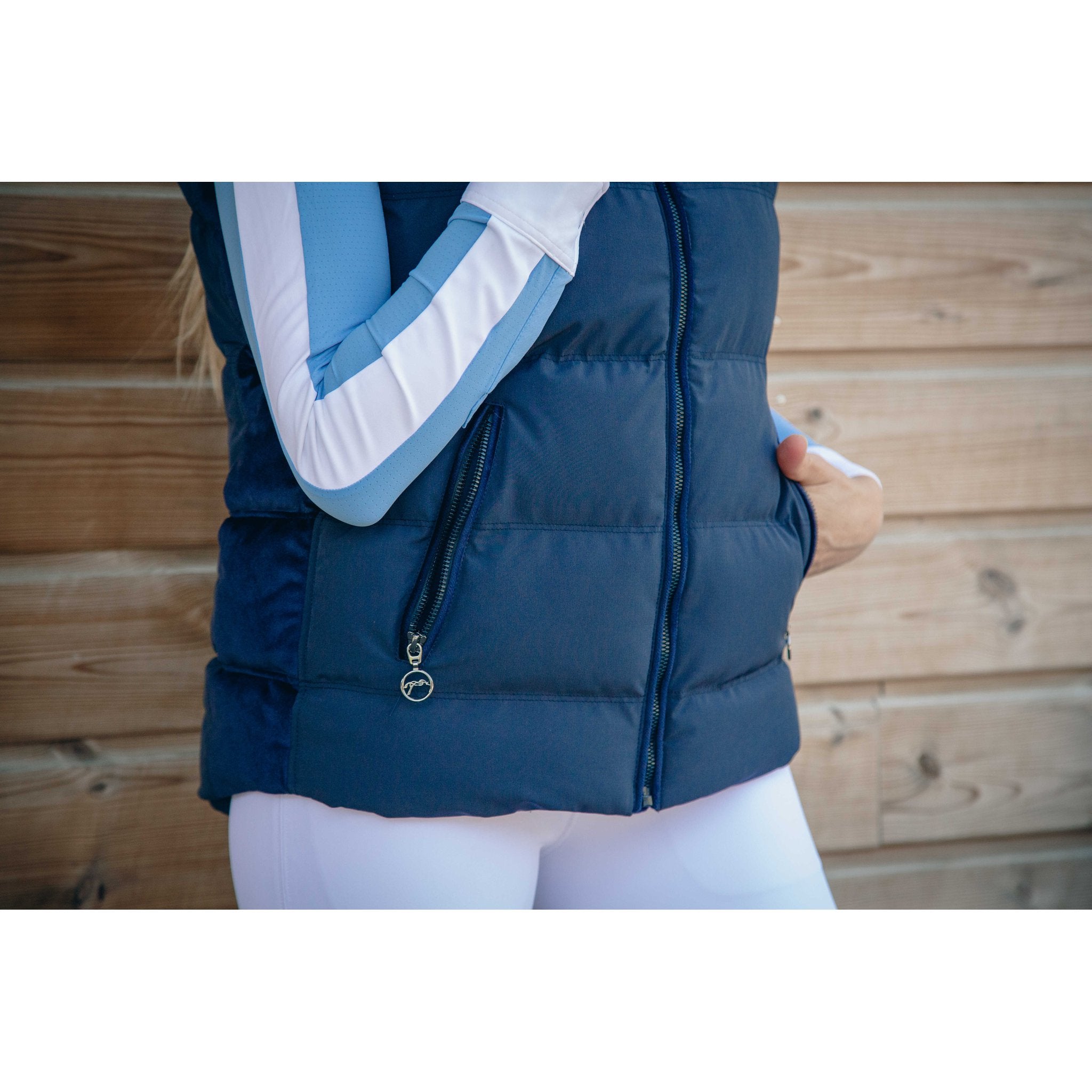 Penelope Sonia Women's Puffer Vest Navy blue - 978819071_ambi_9