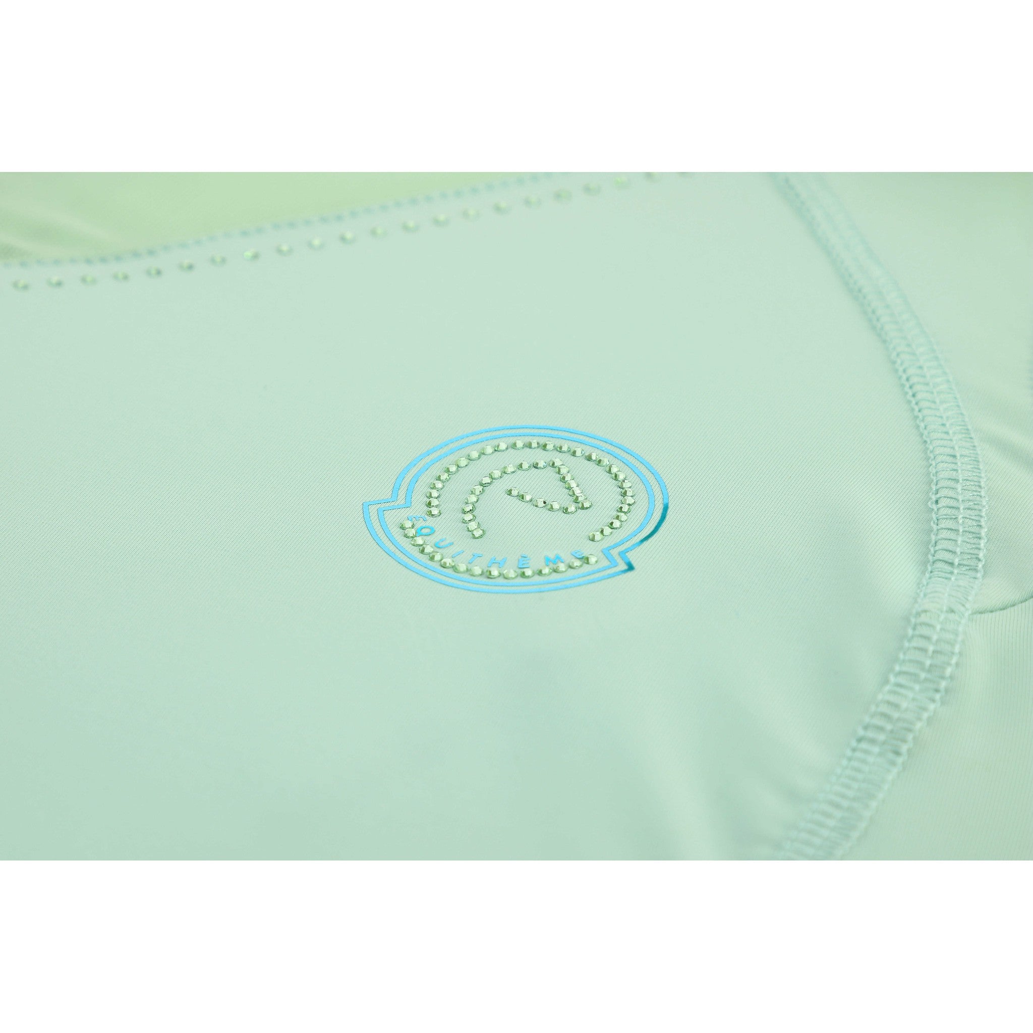 Sleeveless “Je t’aime” T-shirt EQUITHÈME – Carla Mint/green 963107182