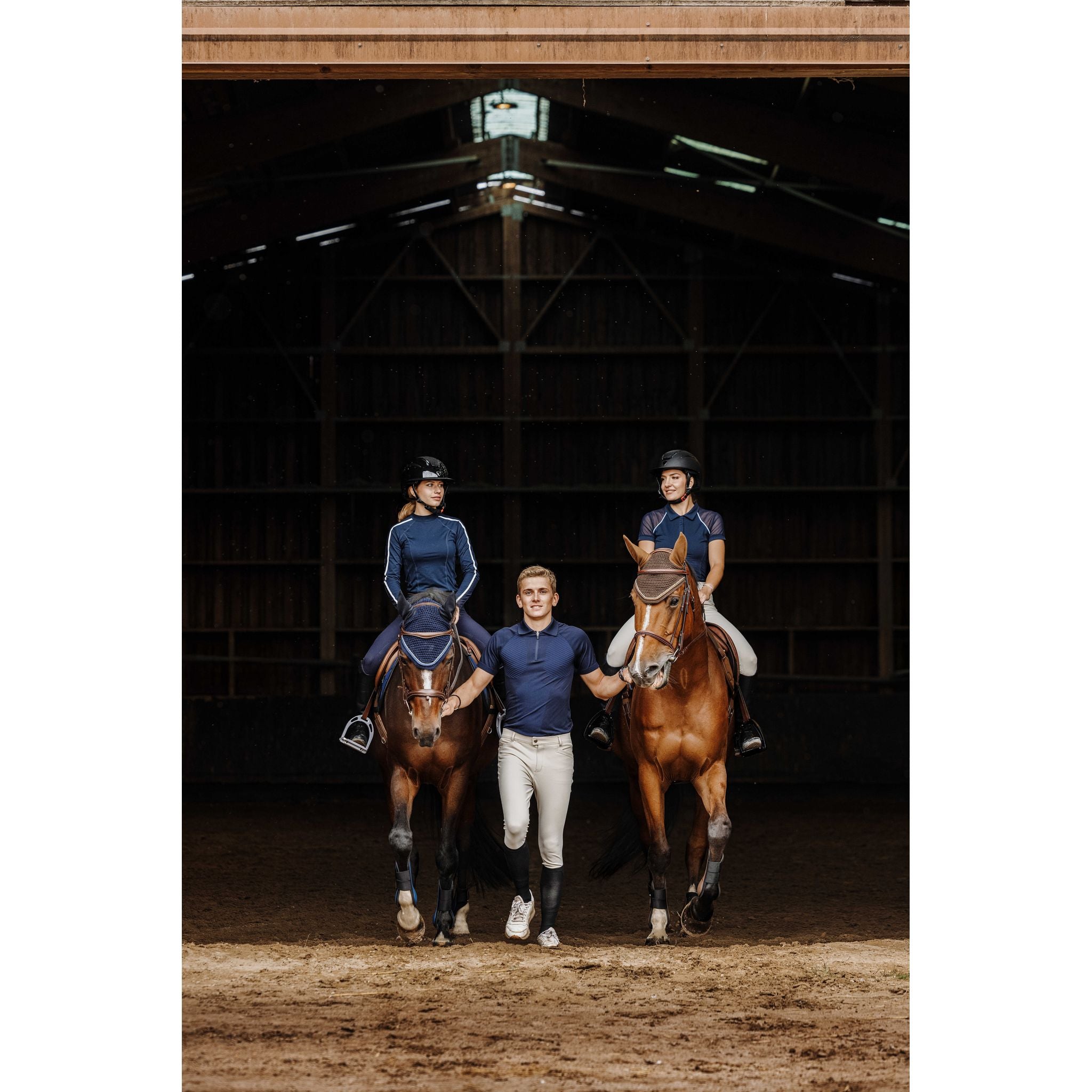 EQUITHÈME Originals Agathe Polo Shirt - Women - Navy blue - 963077071_ambi_15