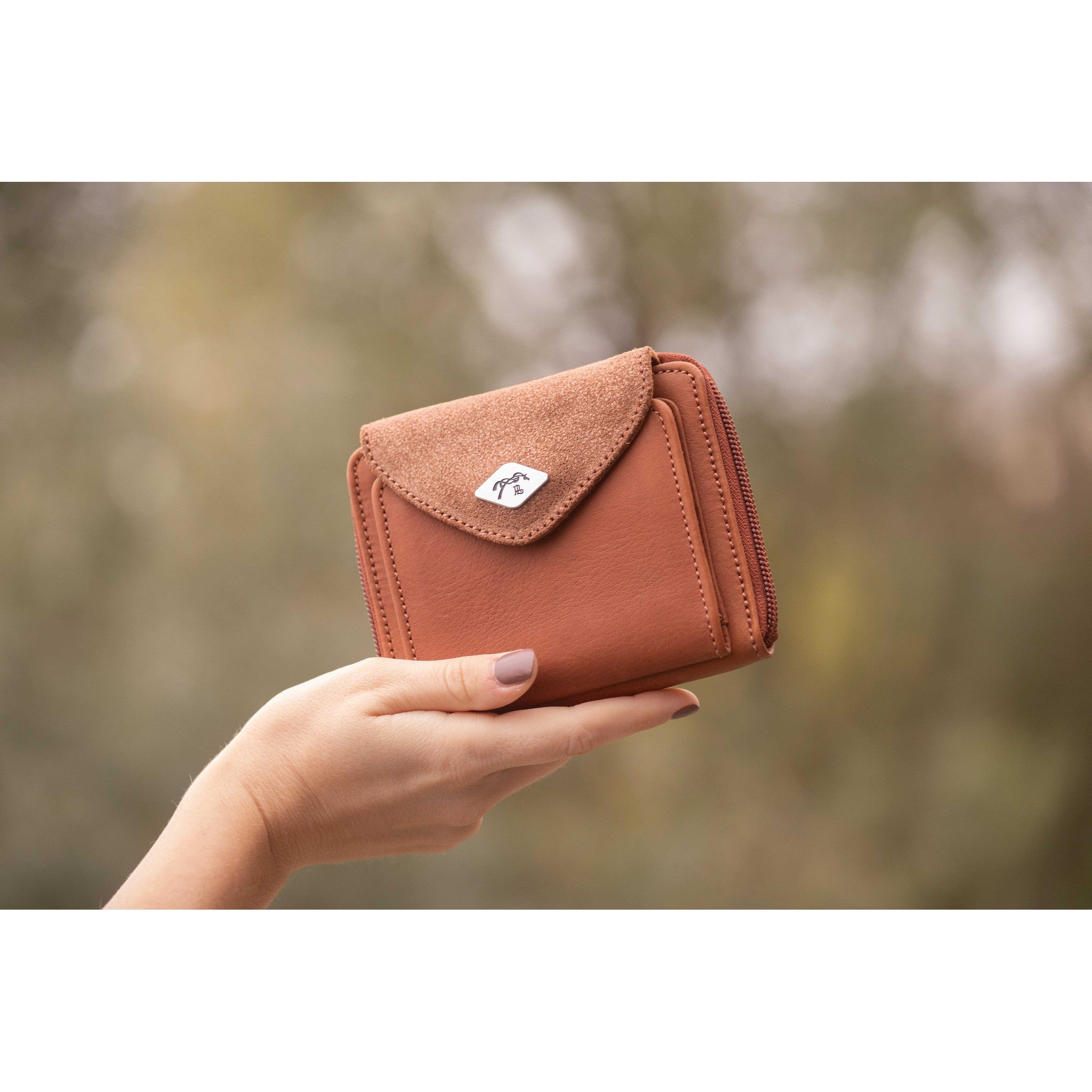 Penelope Clémence Leather Wallet Cognac - 936024014_ambi_4