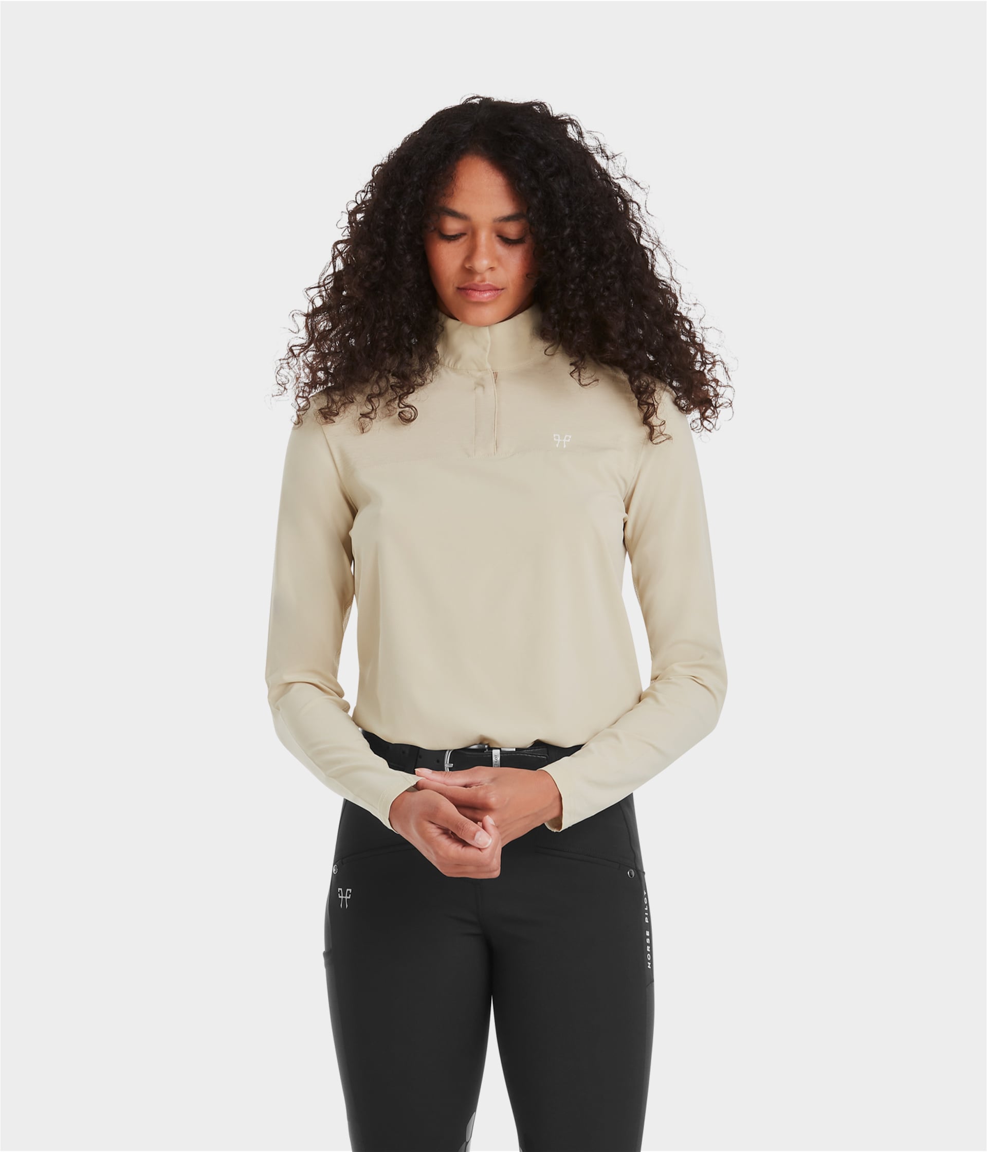 Horse Pilot Sunrise Shirt Women - Latte