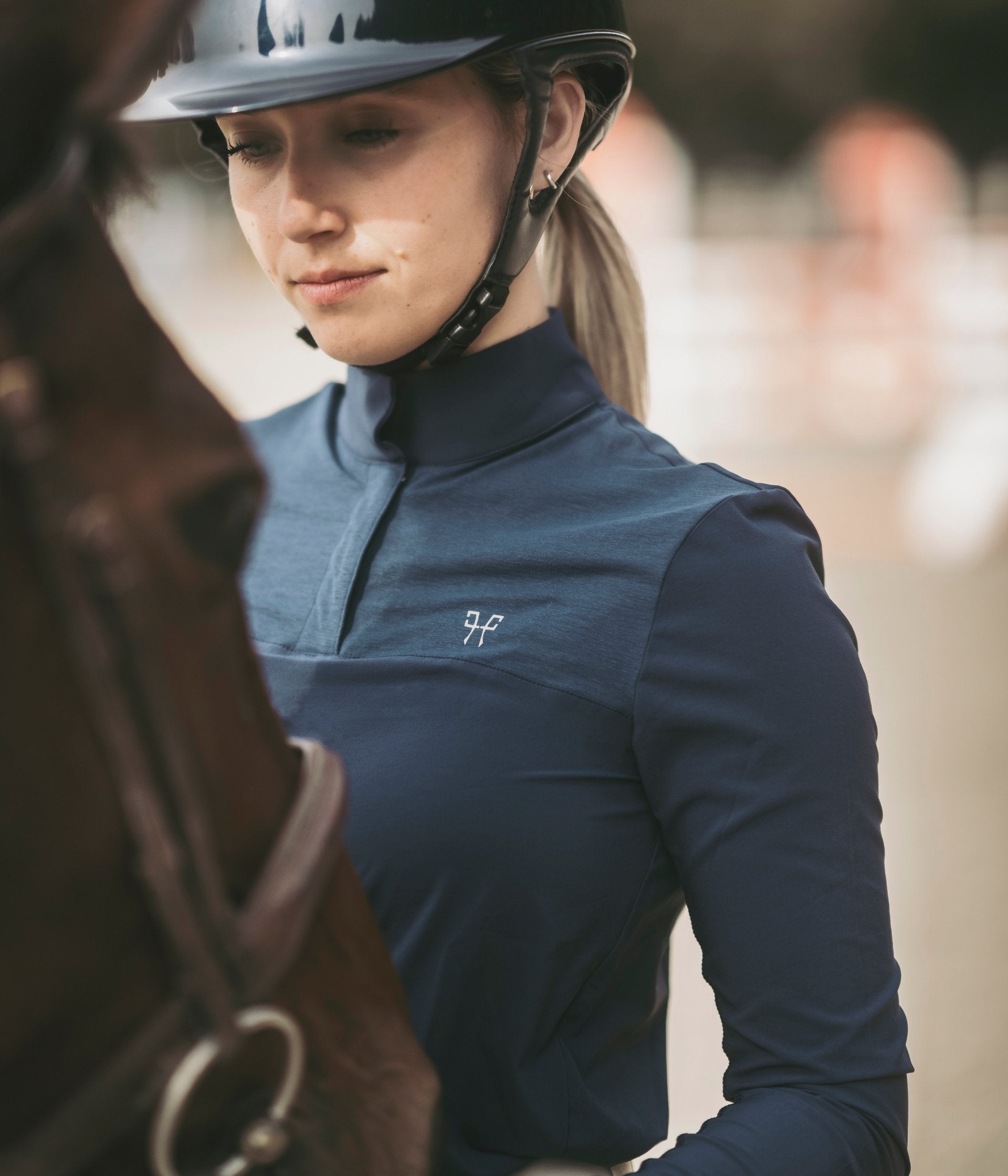 HORSE PILOT Sunrise Shirt Women - Navy