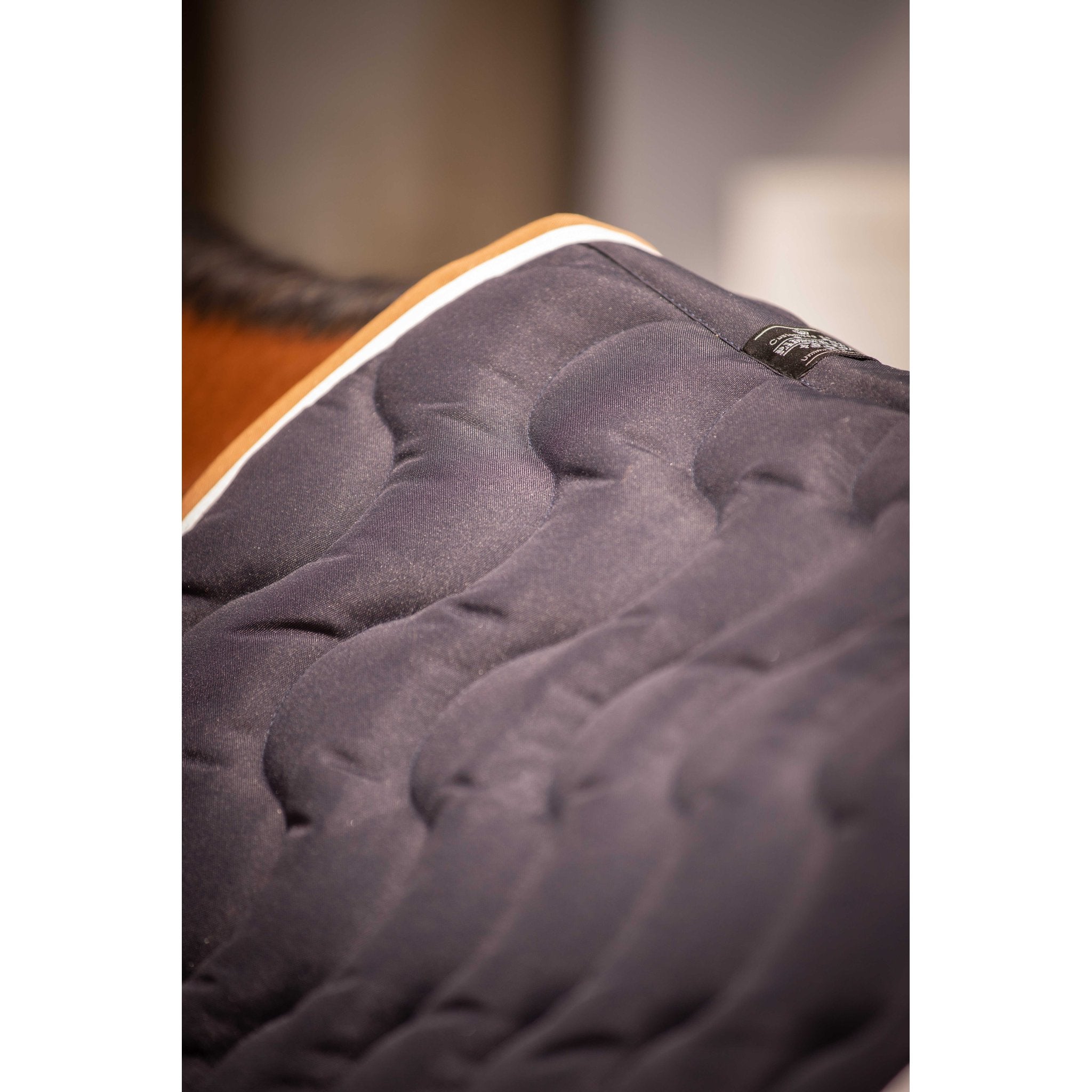 Paddock Sports Origin Saddle Pad with Crest - All-Purpose Navy blue - 204742007_ambi_1