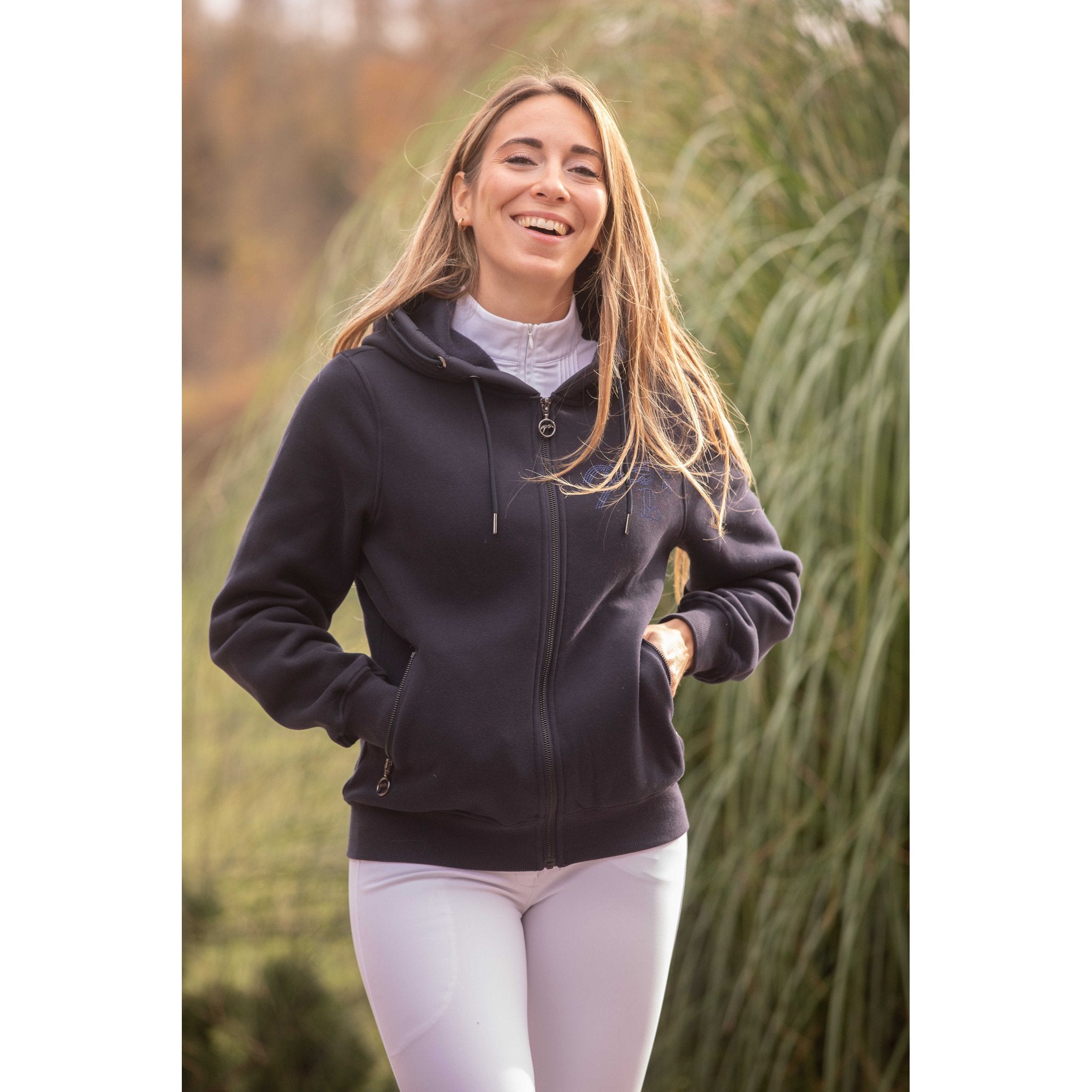 Penelope Fluore Sweatshirt - Women's Navy blue - 963334071_ambi_2