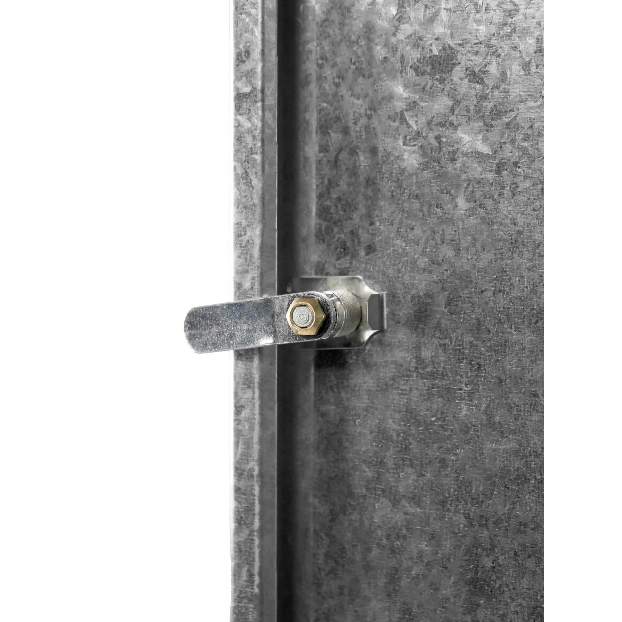 Hippo-Tonic Lock for metal cabinet Nickel plated metallic 704003001