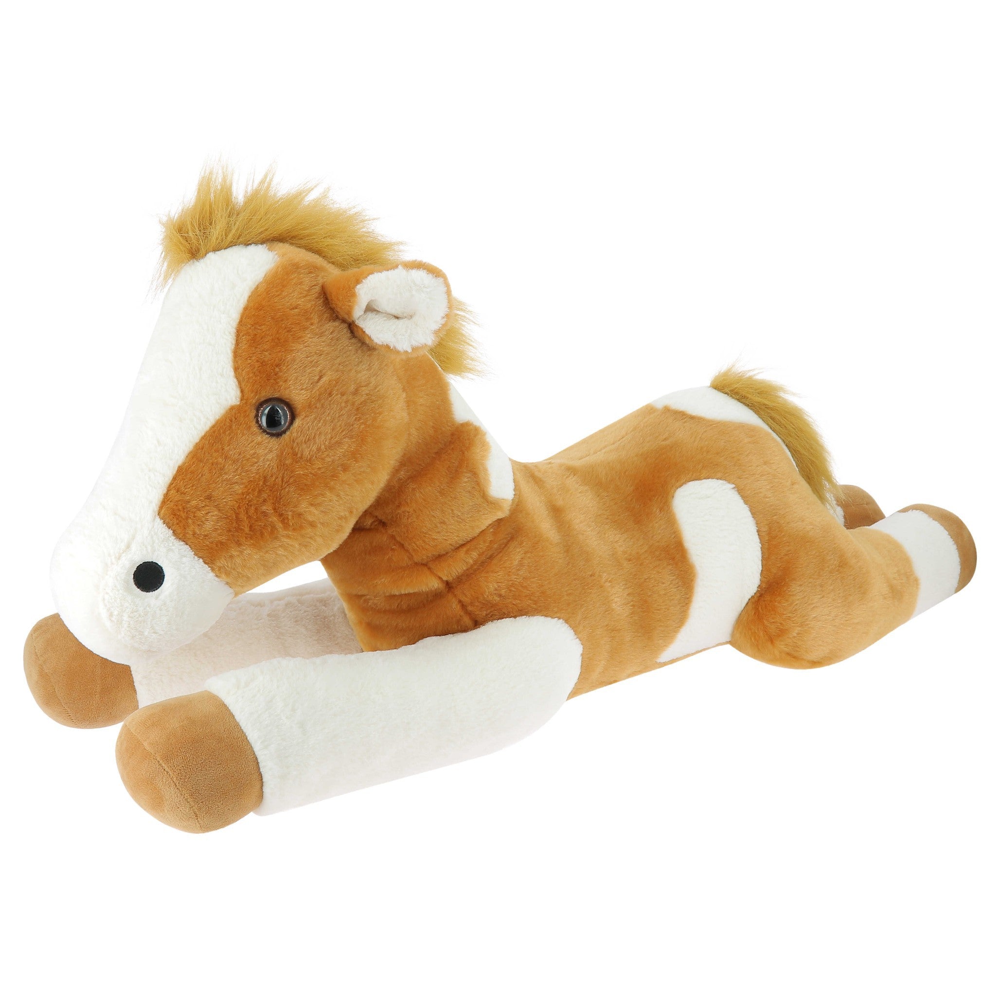 Equi-kids Piebald horse plush White/toffee 901410004