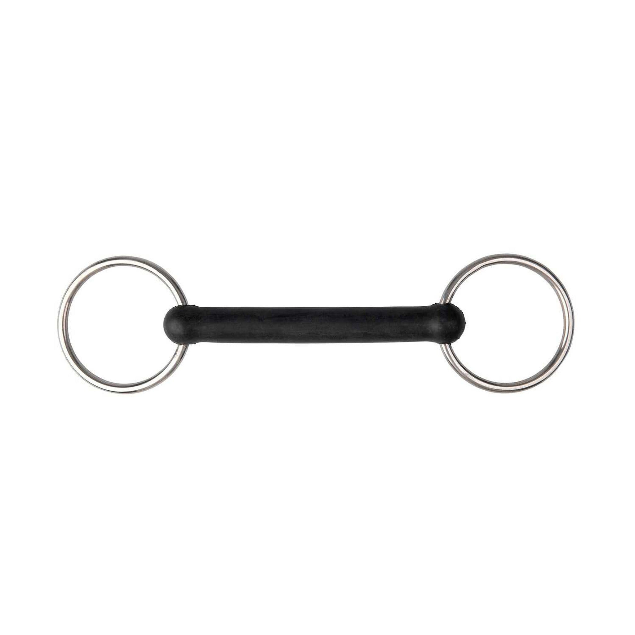 Metalab rubber straight barrel Loose Ring Snaffle 590018125