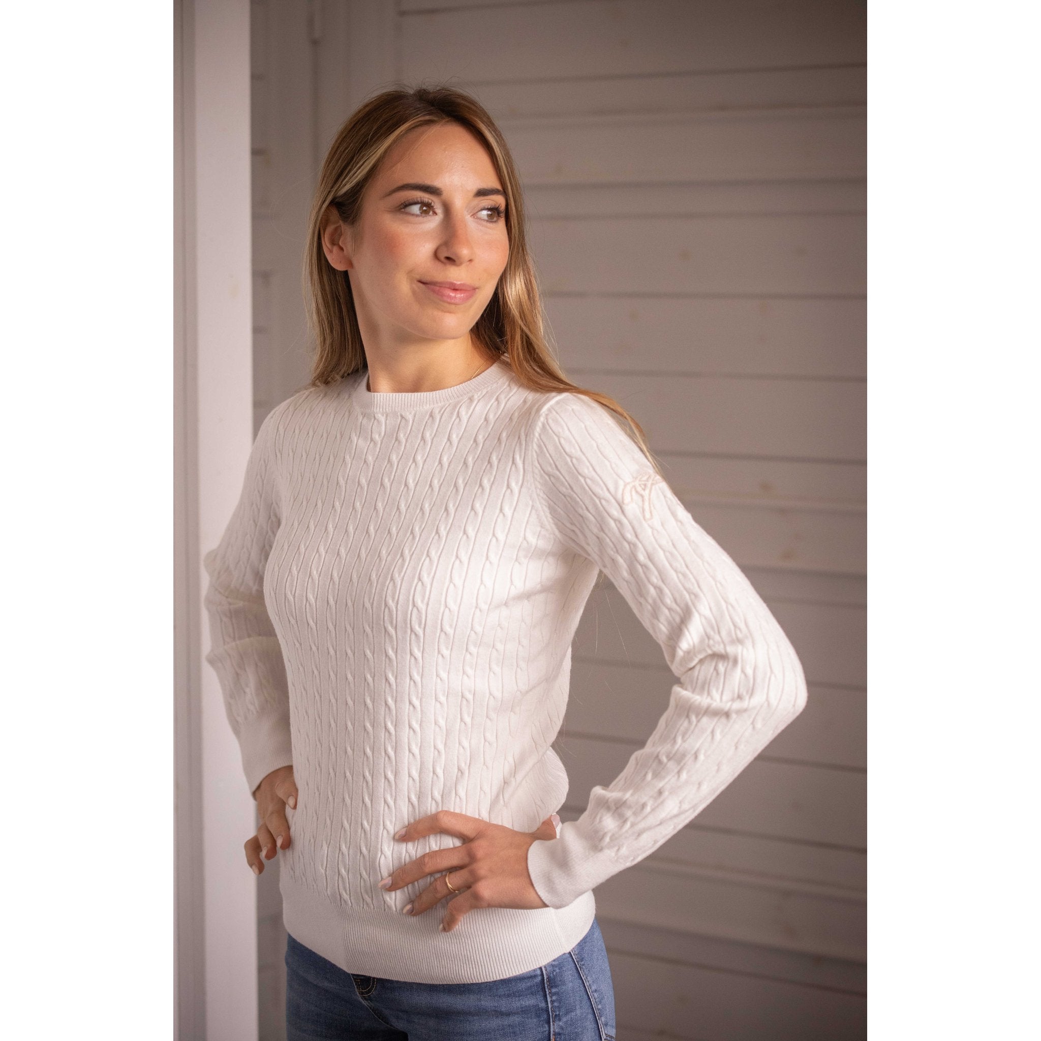 Penelope Virginia Sweater - Women's Ecru - 966000501_ambi_1