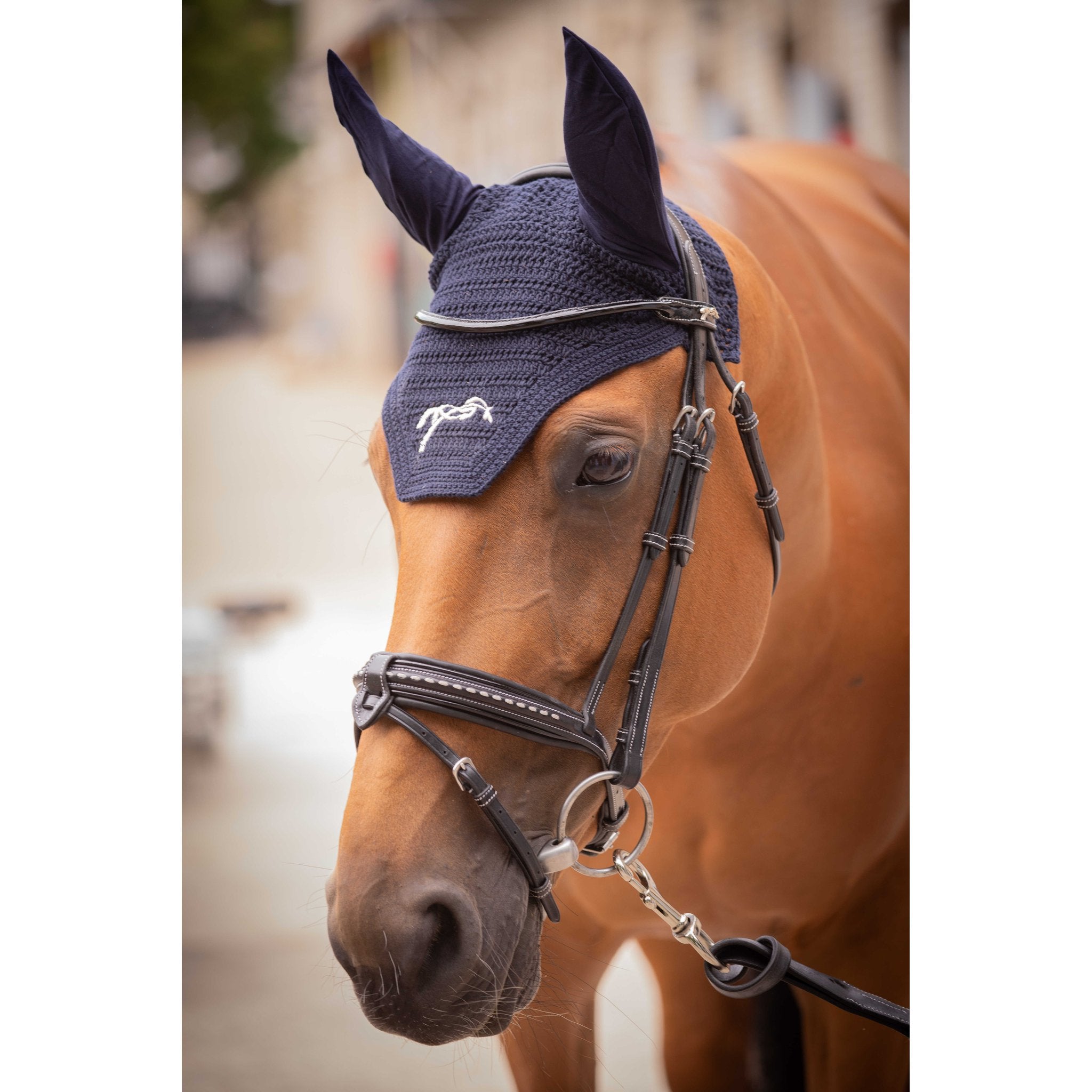 Penelope Cotton Fly Bonnet Navy blue - 306977071_ambi_2