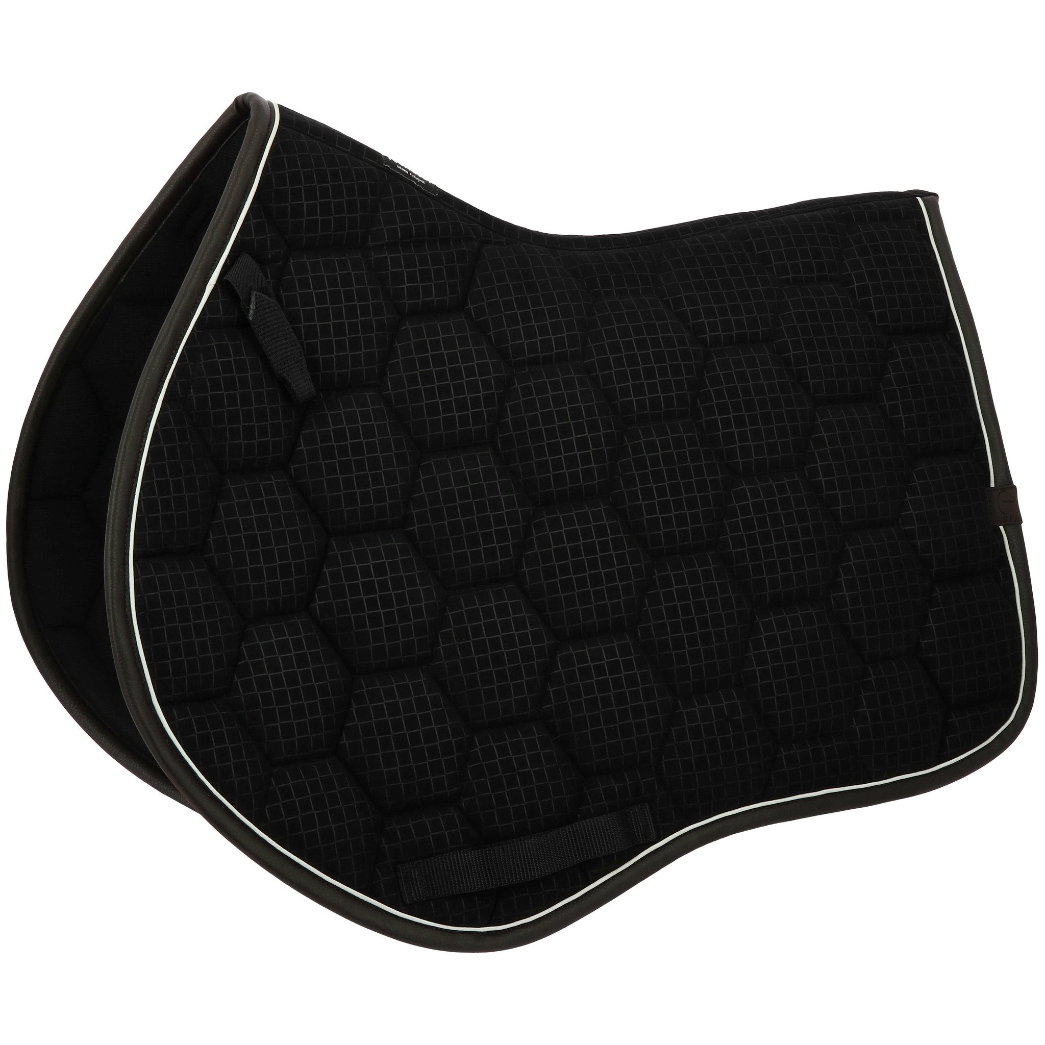 EQUITHÈME Quadri All-Purpose Saddle Pad Black - 204779002_packshot_1