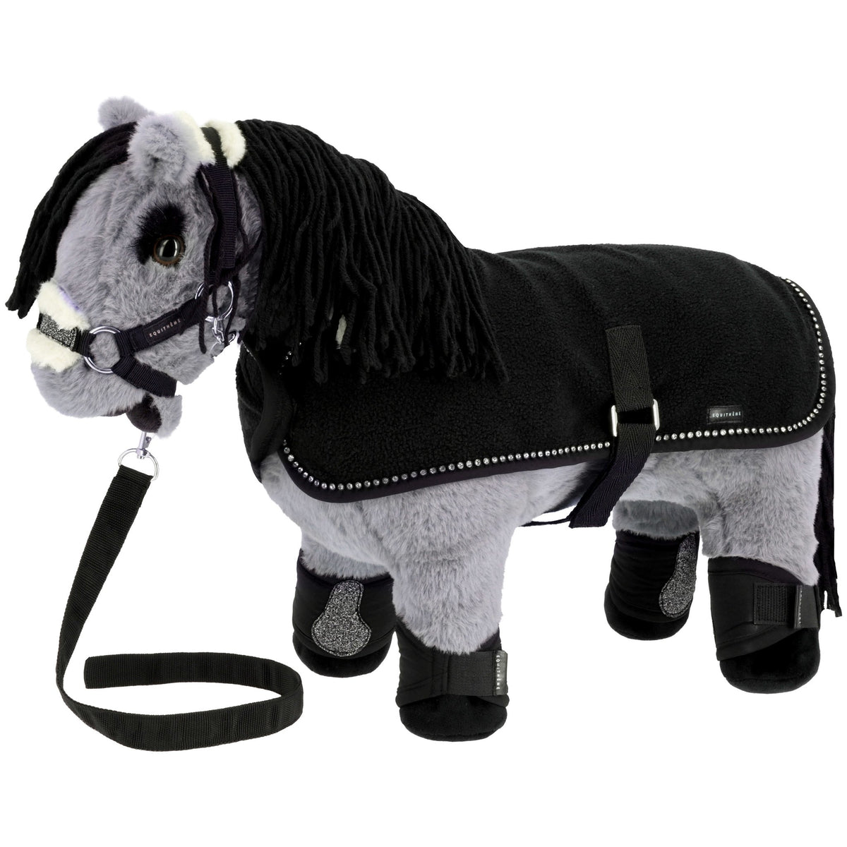Pony Academy Glitter Mini Boots and Fetlock Protectors - Black - 901434002_compo_1