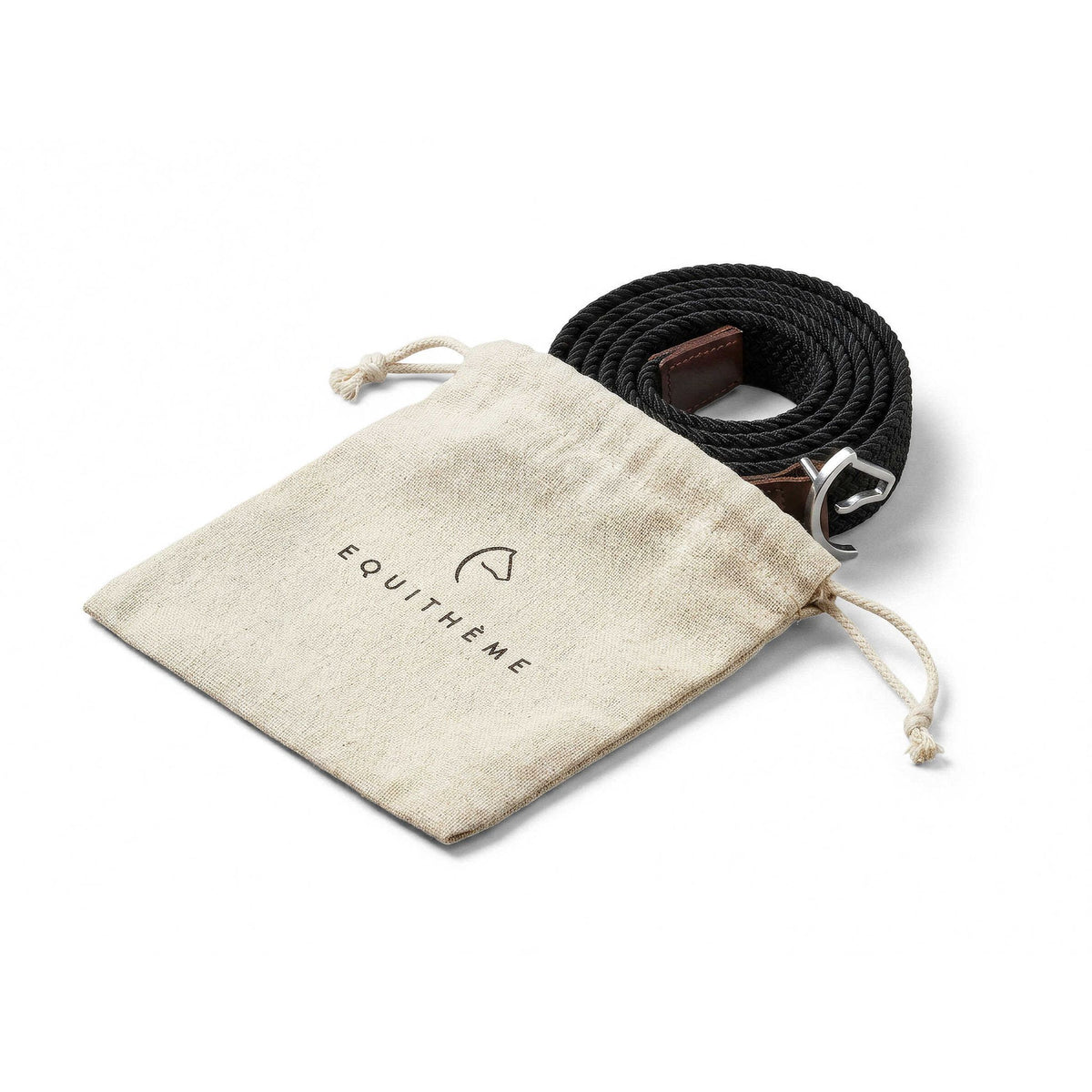 EQUITHÈME EK-Horse Braided Belt - Black - 906019285_packshot_3