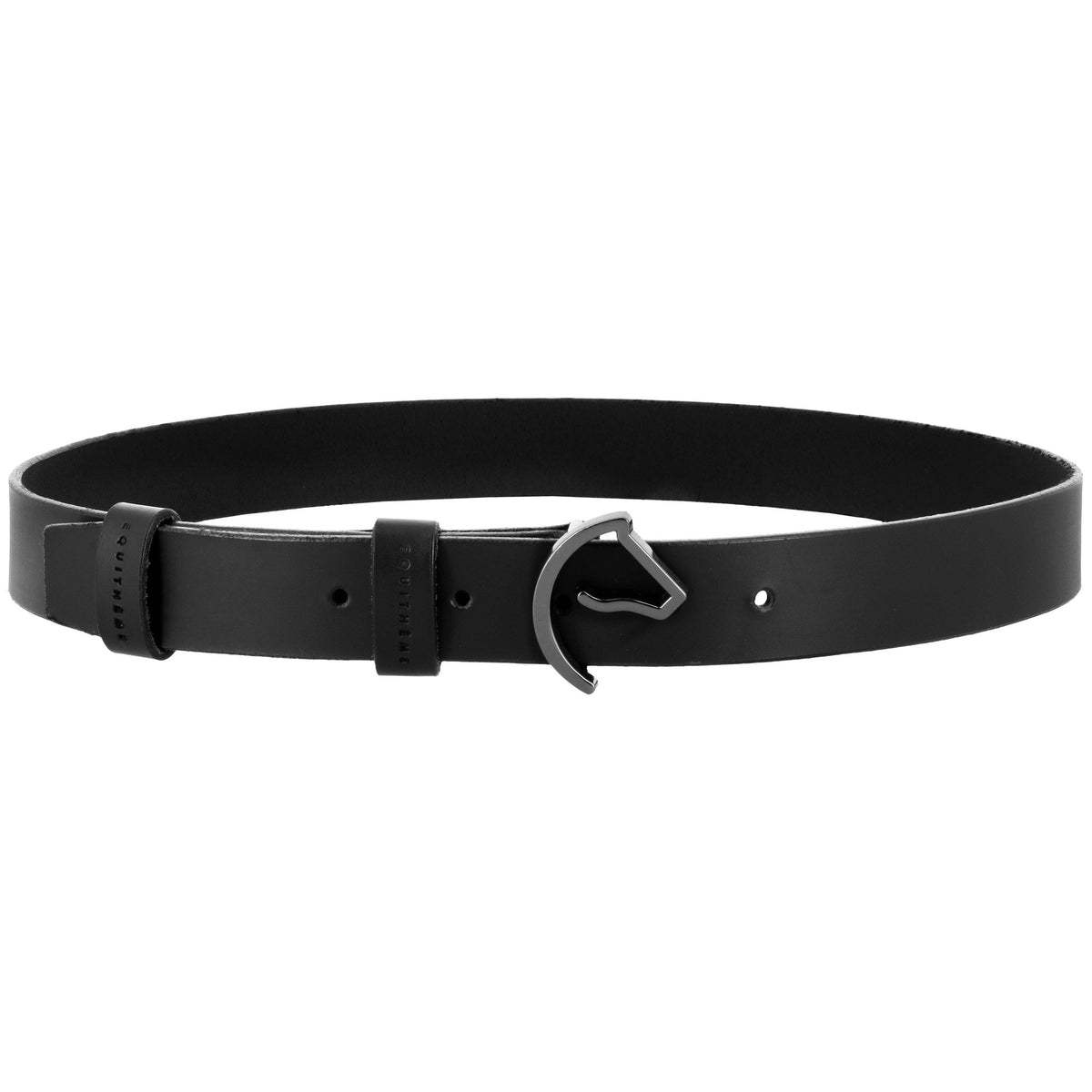 EQUITHÈME EK-Horse Leather Belt - Black - 906020280_packshot_1