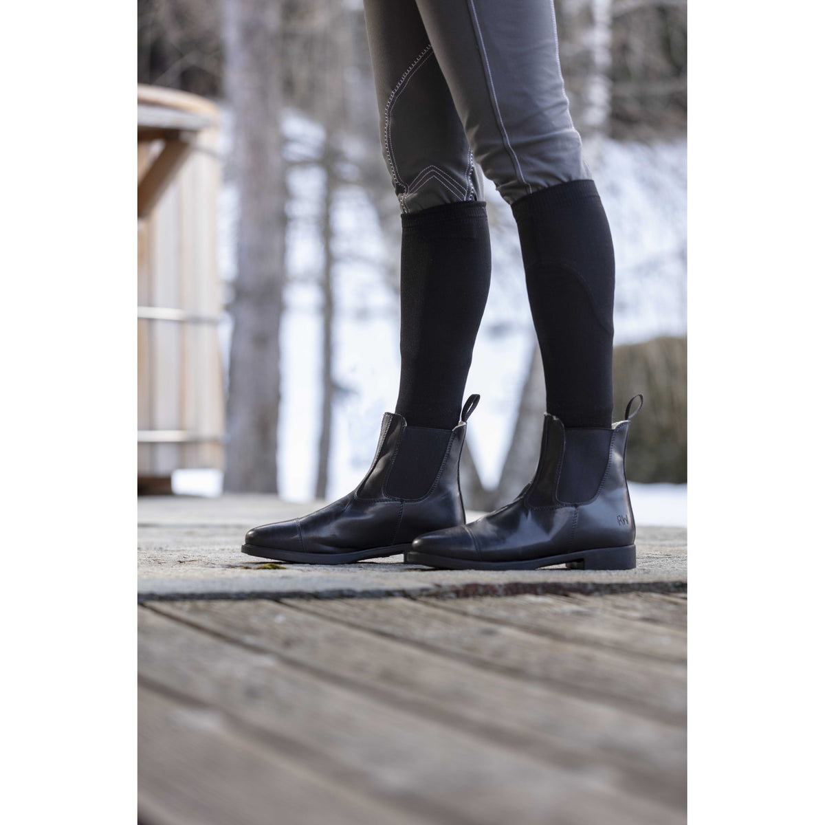 Riding World First Fleece-Lined Boots - Black - 914026240_ambi_1