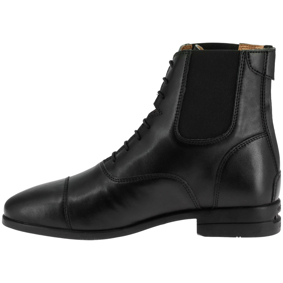 Riding World EK-Daily Lace-Up Boots with Zipper - Black - 914122239_packshot_4