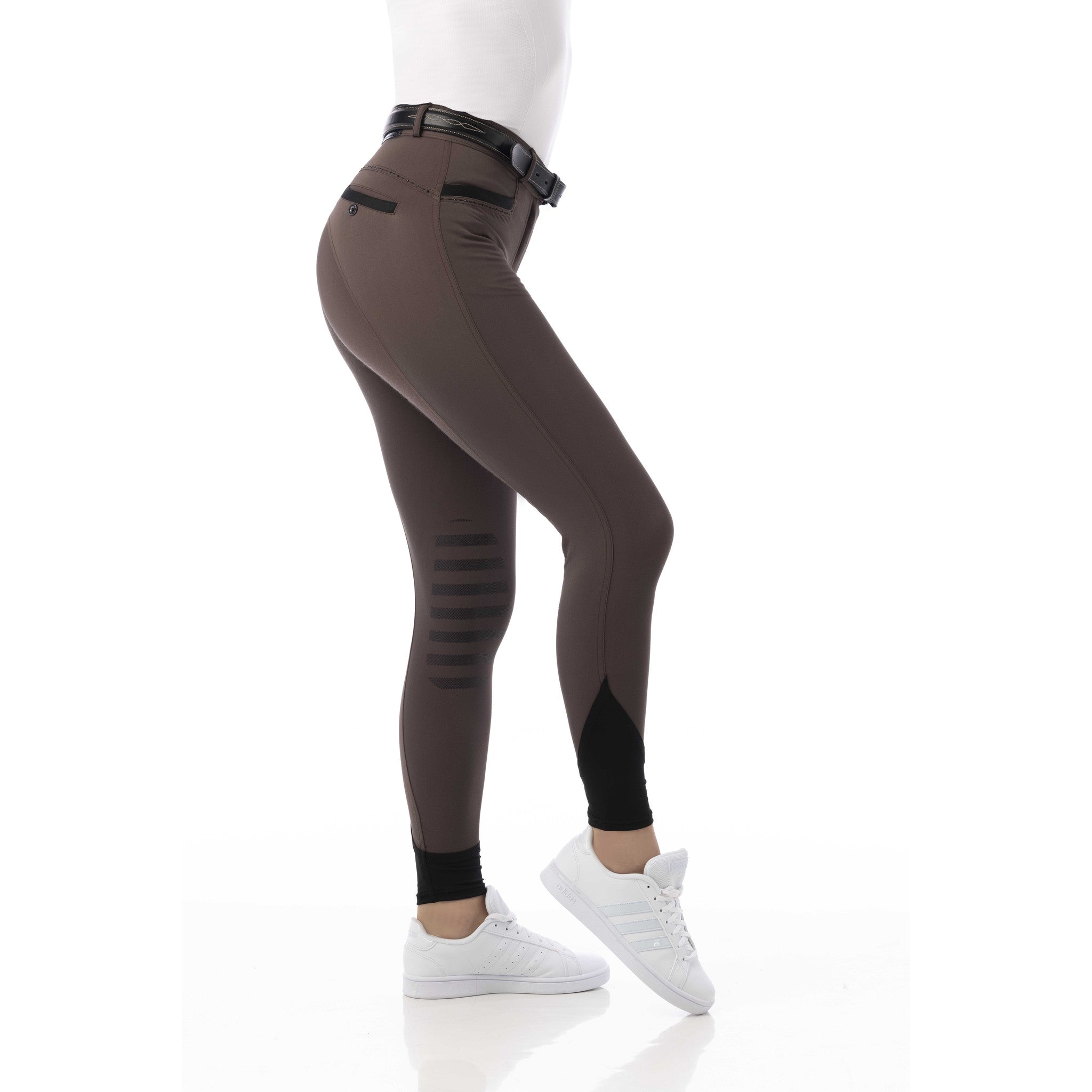 EQUITHÈME Safir Breeches - Ladies - Brown/black - 979357436_ambi_8