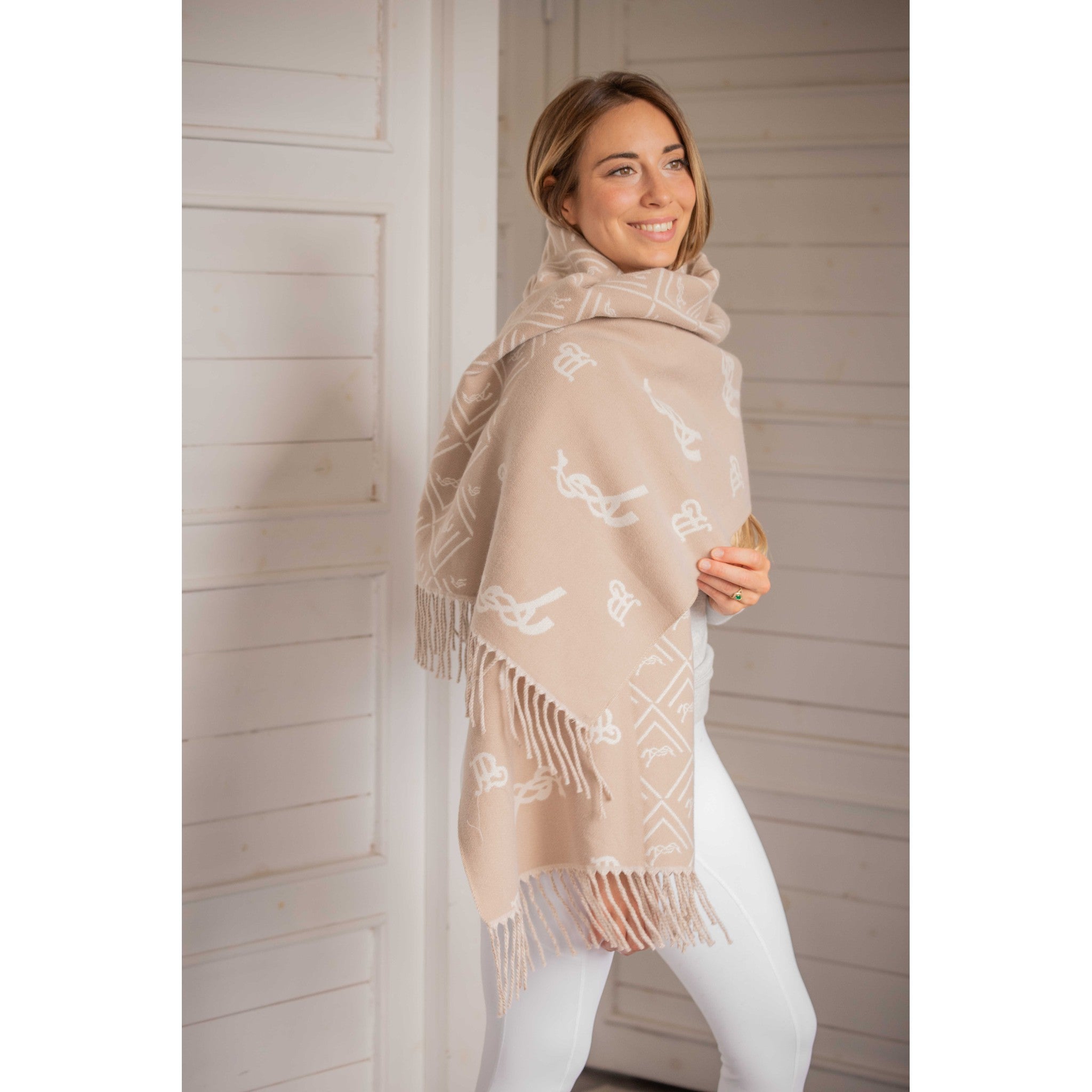 Pénélope Lana Scarf Beige /ecru 985855005