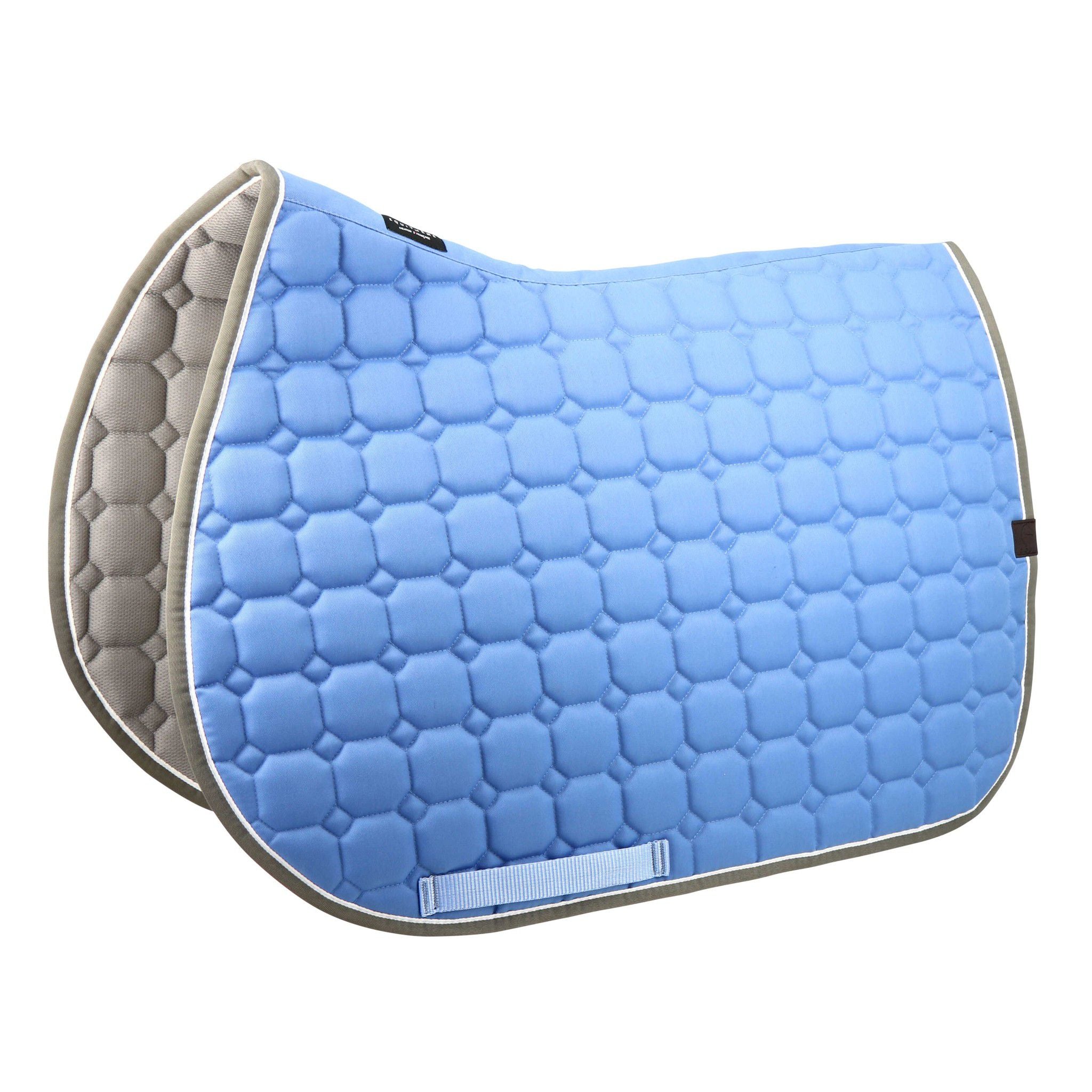 EQUITHÈME Orion saddle pad - All purpose Blue/light blue 204774012