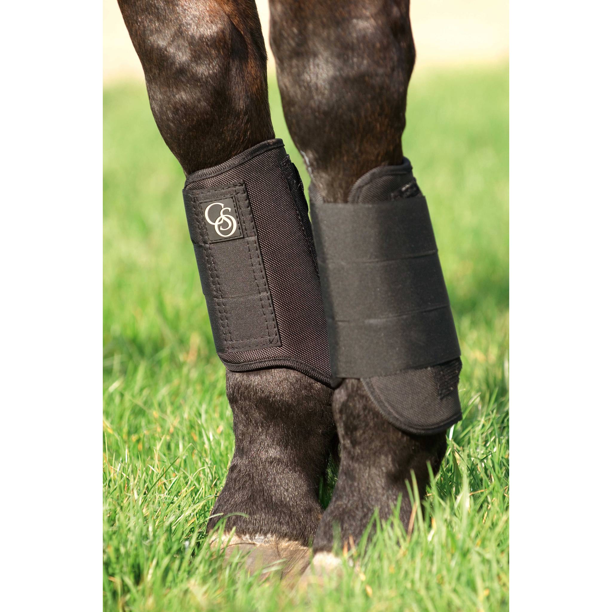 Norton 1680D Front Tendon Boots - Black - 530910002_ambi_1