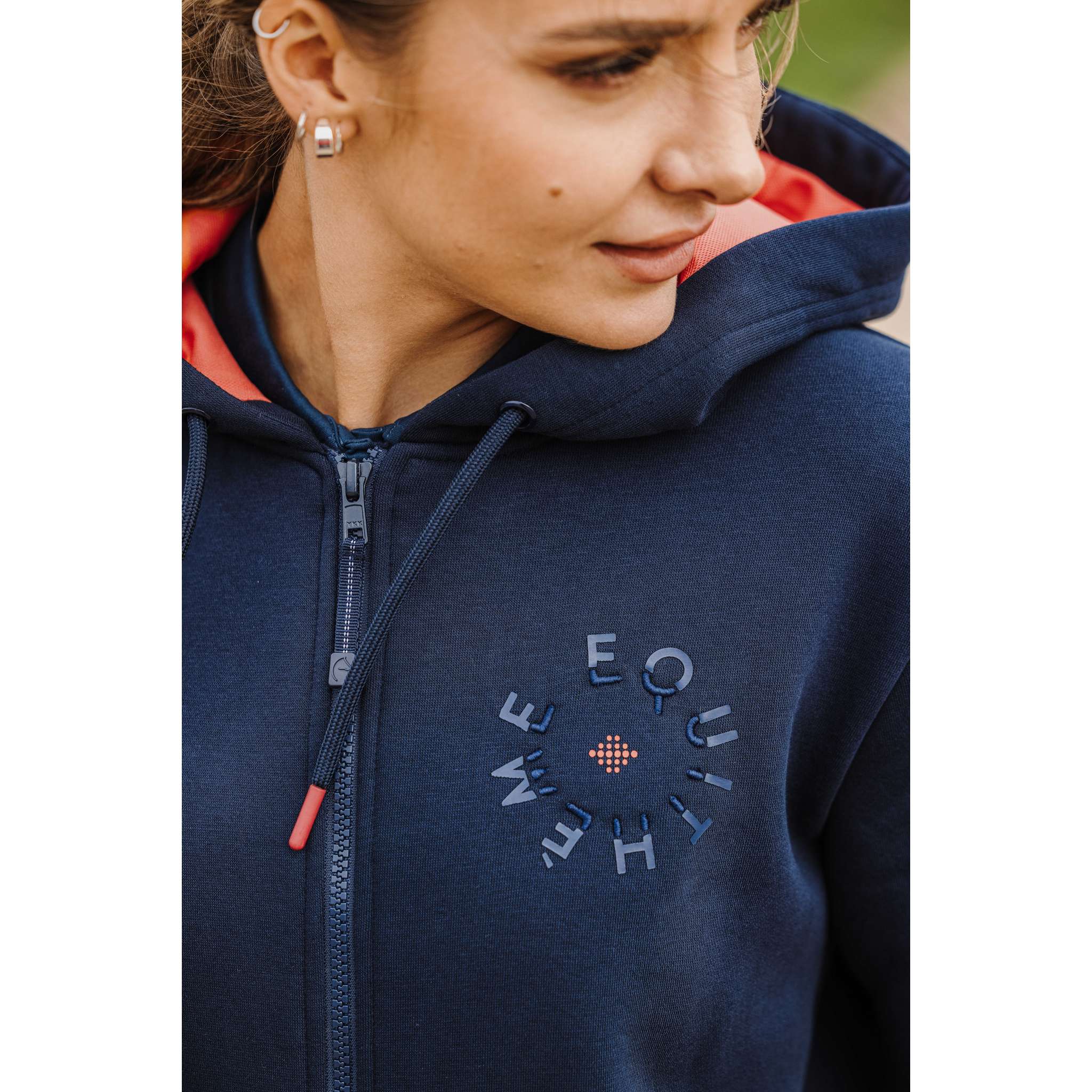 EQUITHÈME Originals Gabriel Sweatshirt - Adult - Navy blue - 963218072_ambi_4