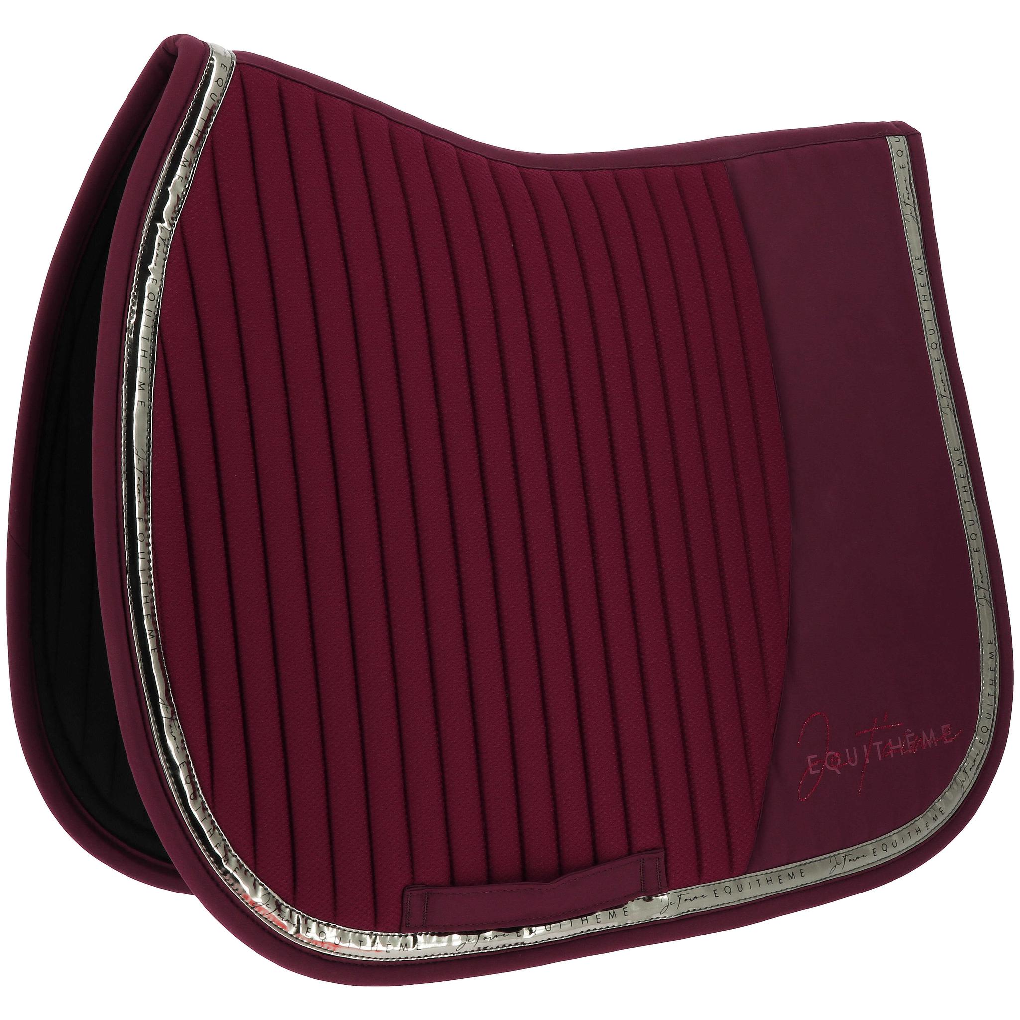 EQUITHÈME Talent All-Purpose Saddle Pad Burgundy - 204511033_packshot_1
