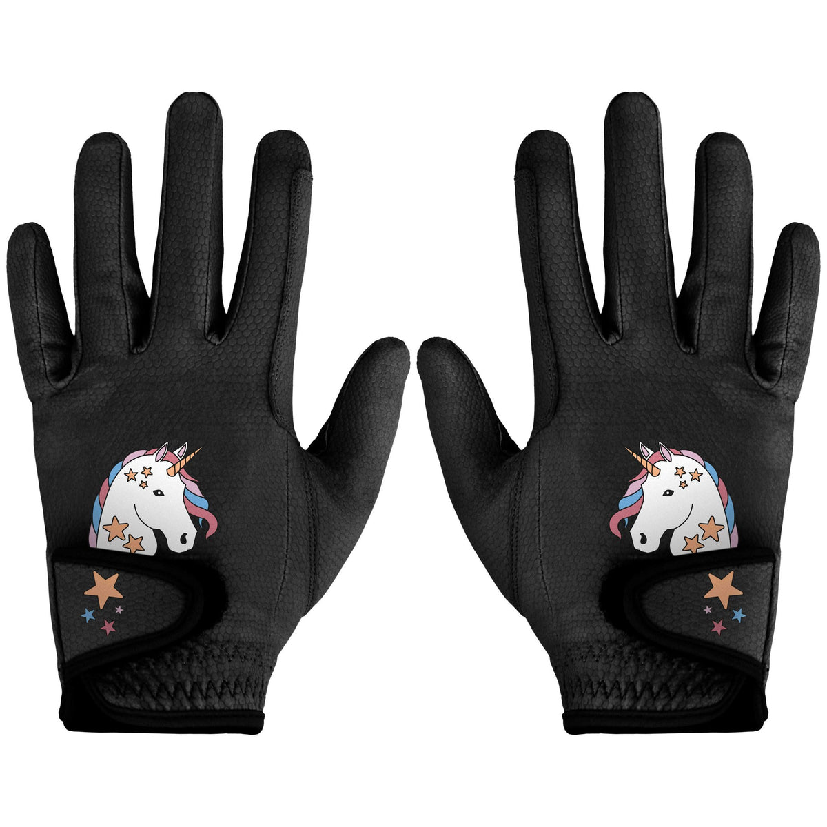 EQUITHÈME EK-Licorne Gloves - Kids - Black - 930270210_packshot_1