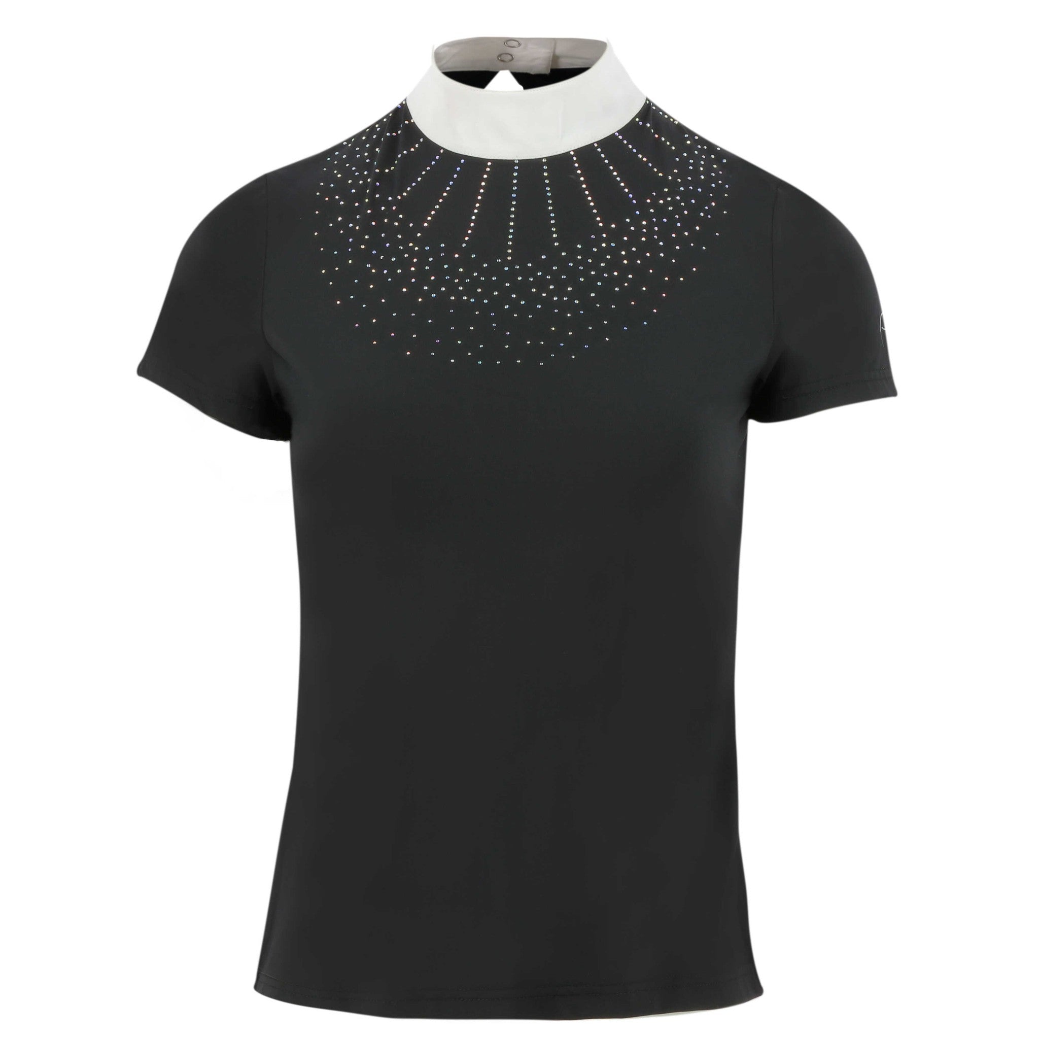 EQUITHÈME London Show Polo shirt - Ladies - Black - 962077021_packshot_3