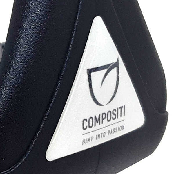 Compositi Reflex Reflective stirrups Black