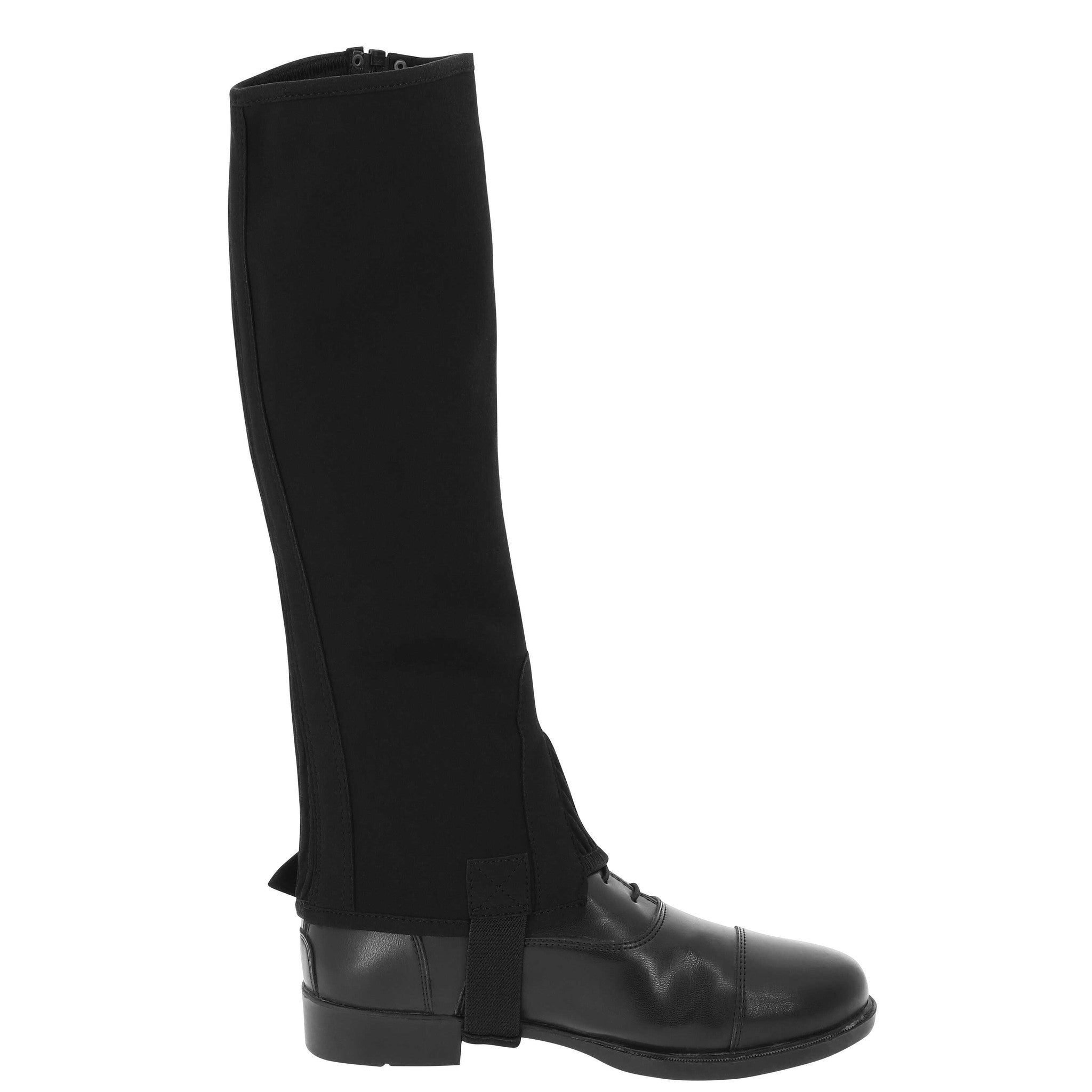 Riding World Kevin Half Chaps Black 913046202