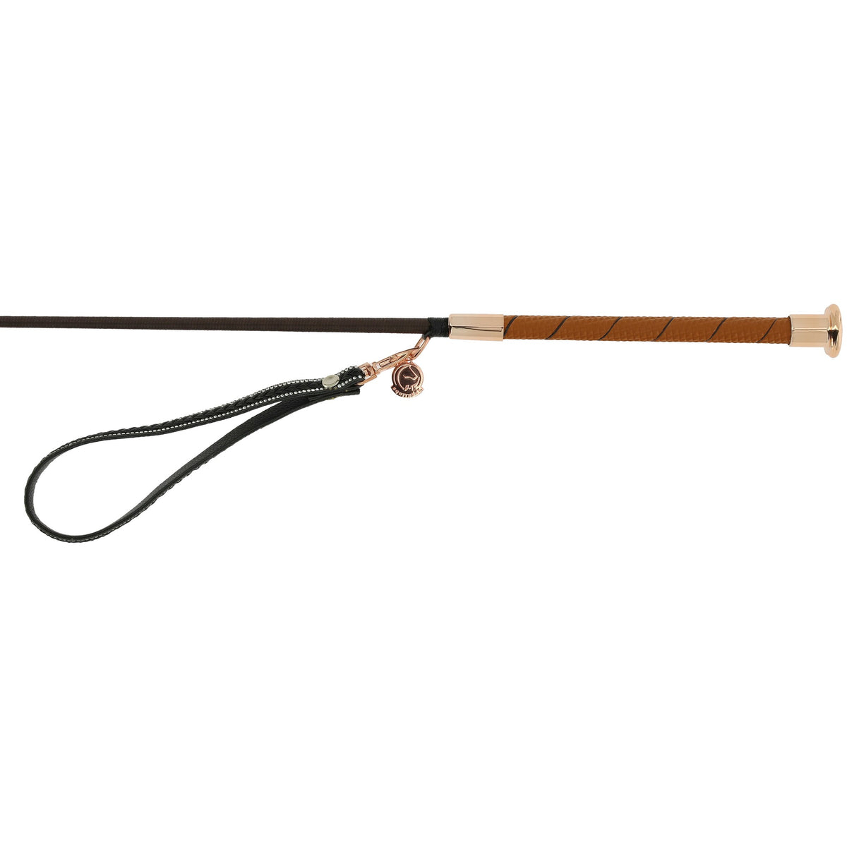 Whip& Go Charme Dressage Whip - Chestnut brown - 952300004_zoom_1
